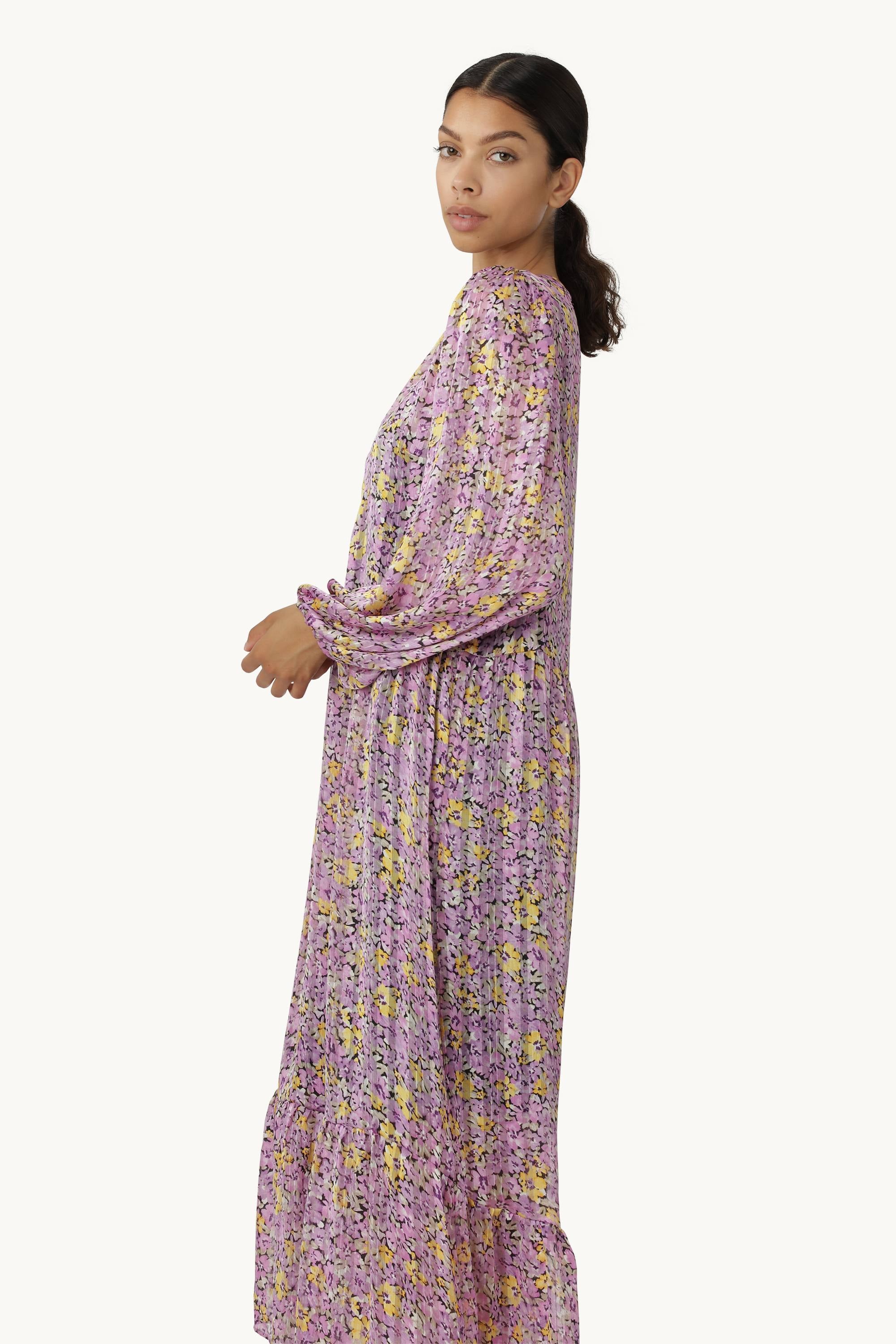 Midi Dress - Sheer Lilac