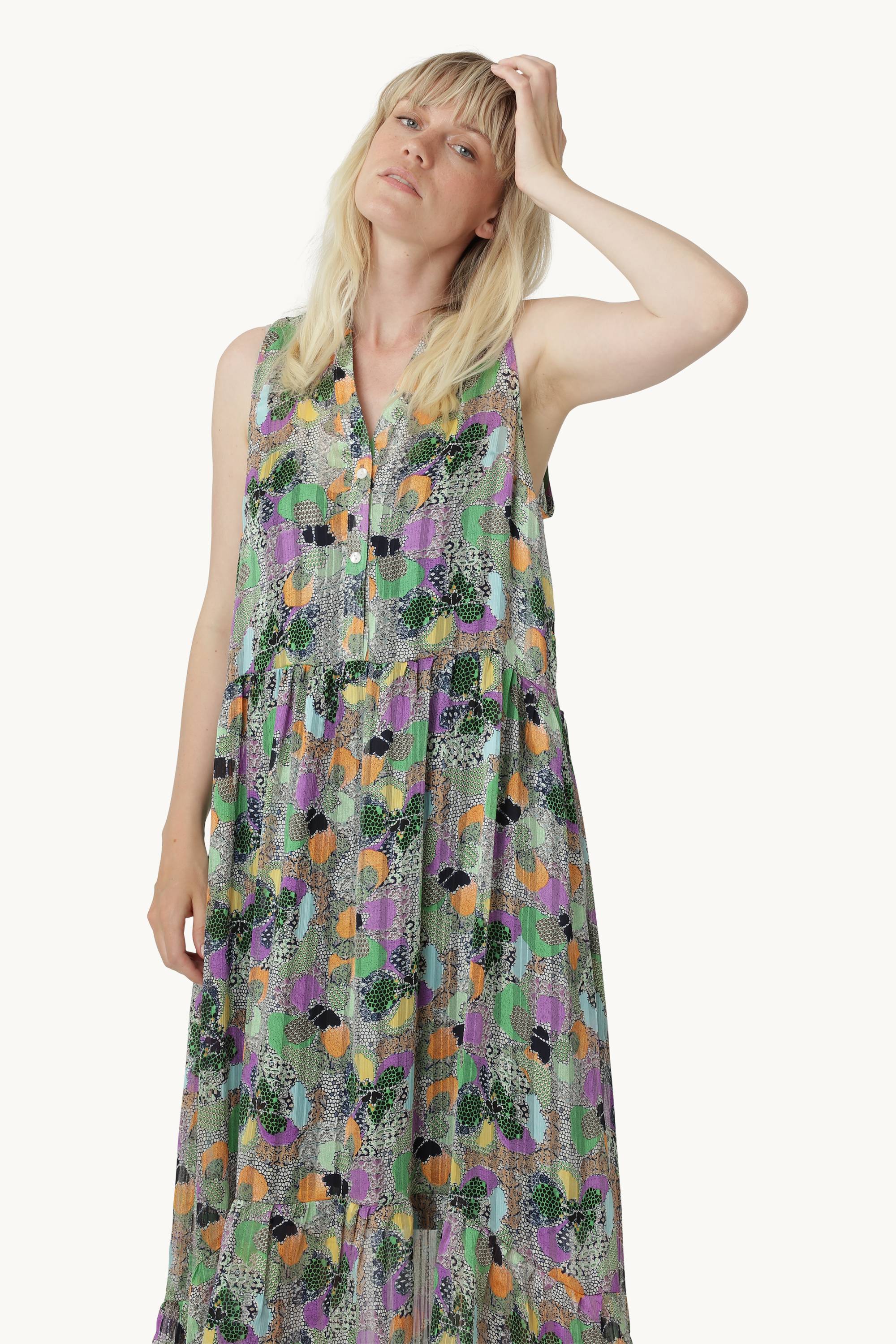 Midi Dress - Sheer Lilac
