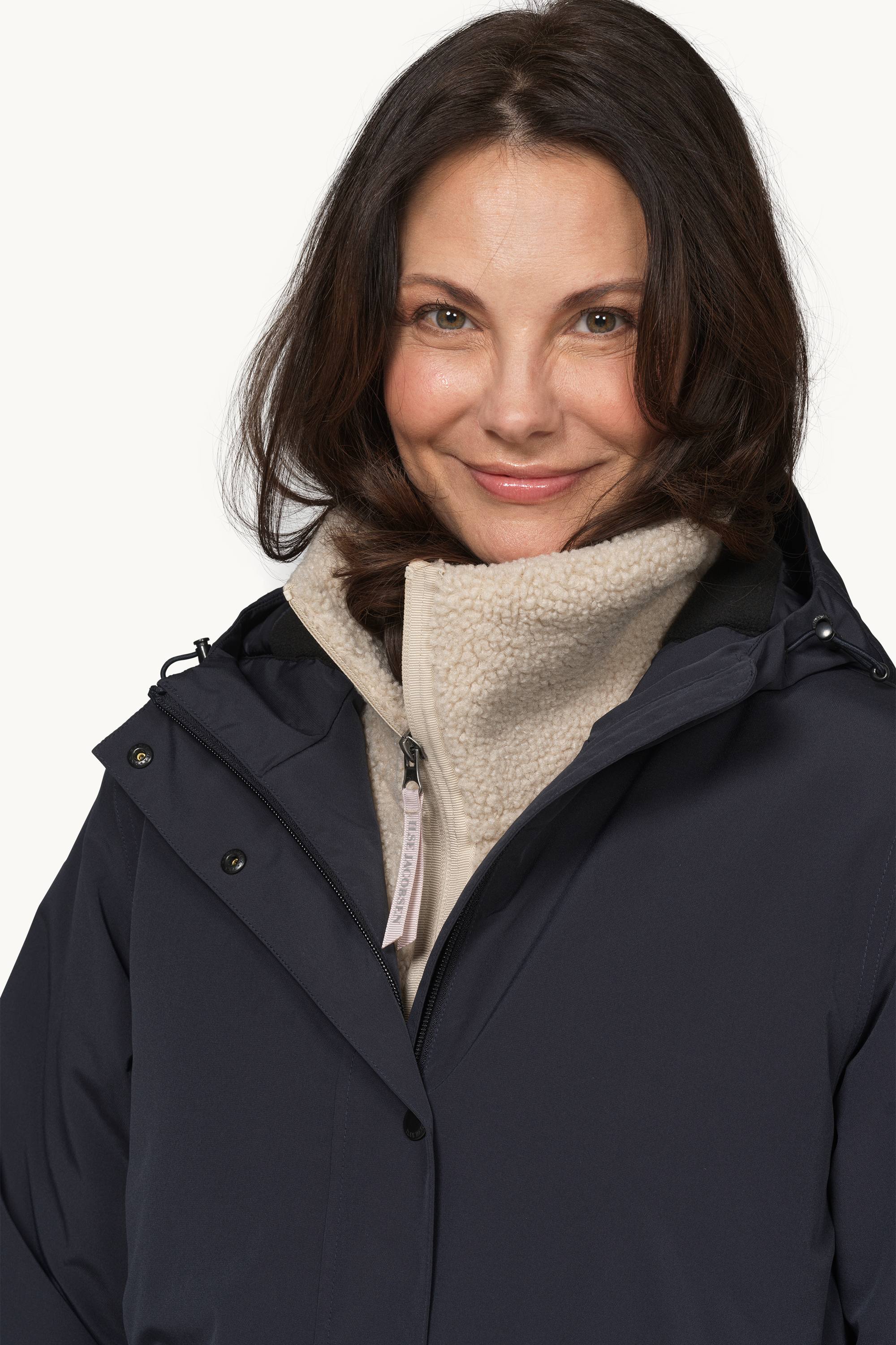 Padded Raincoat - Black