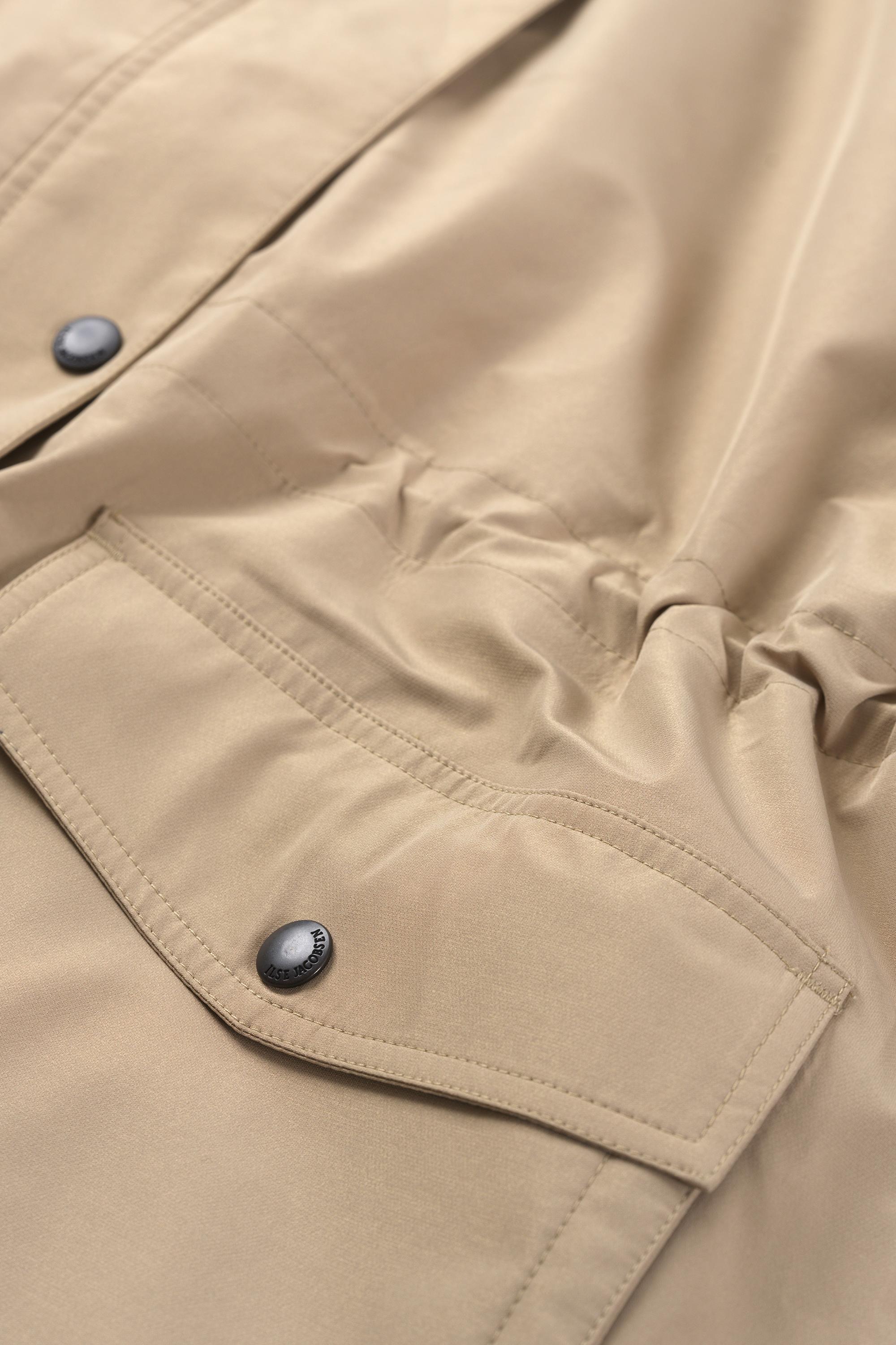 Padded Raincoat - Greige
