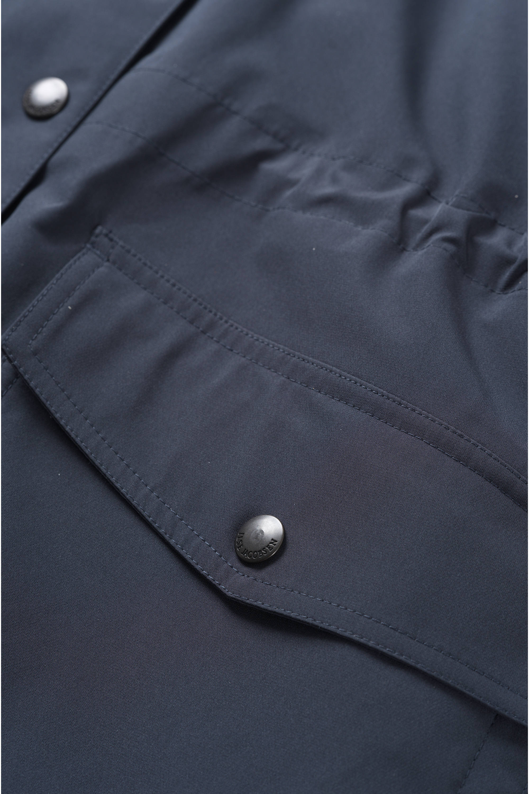 Padded Raincoat - Dark Indigo