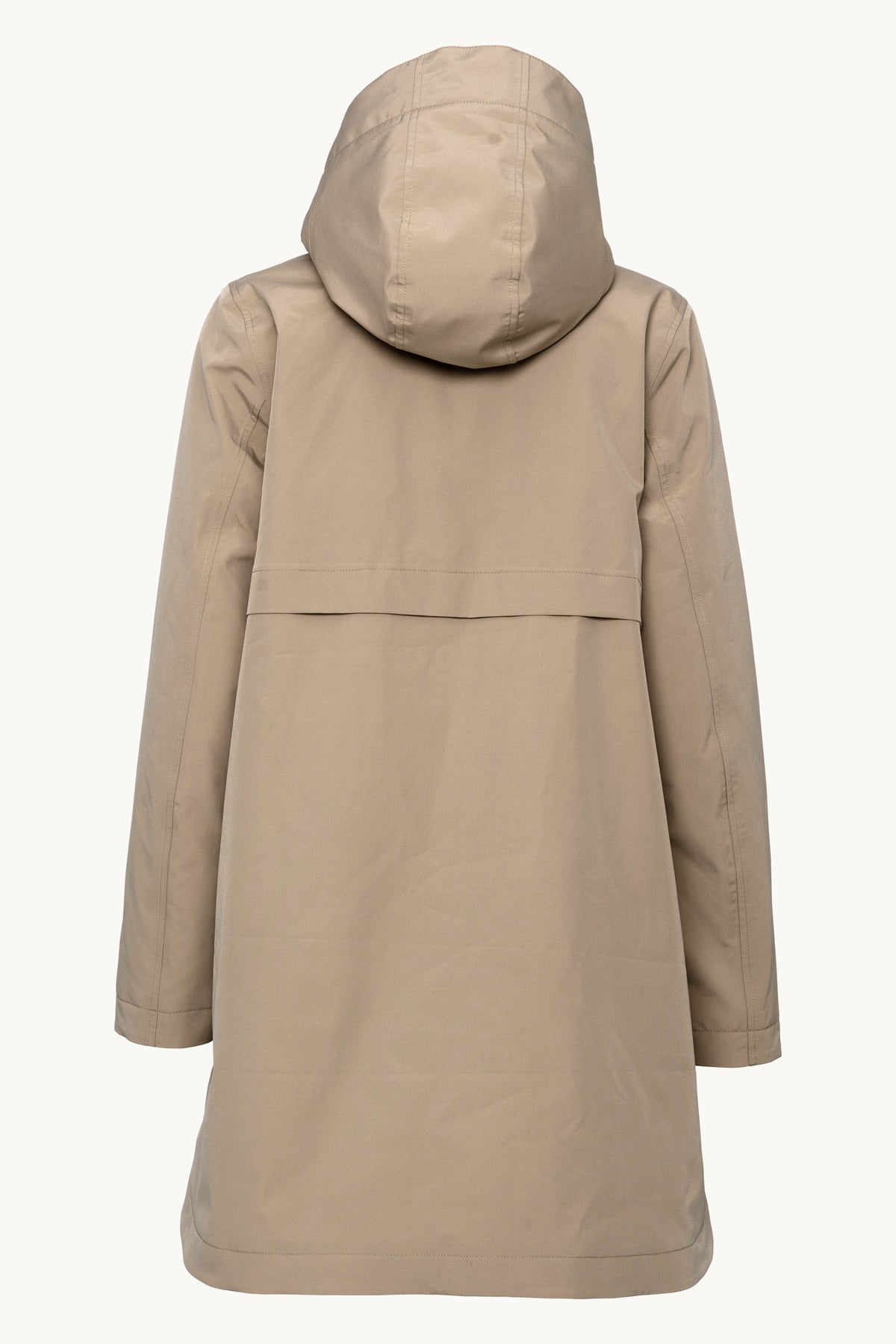 Padded Raincoat - Greige
