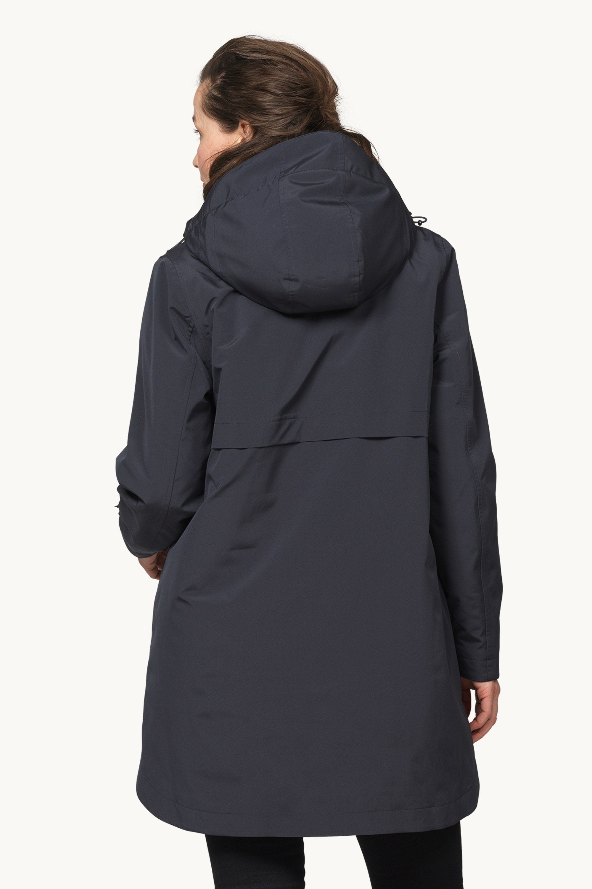 Padded Raincoat - Dark Indigo