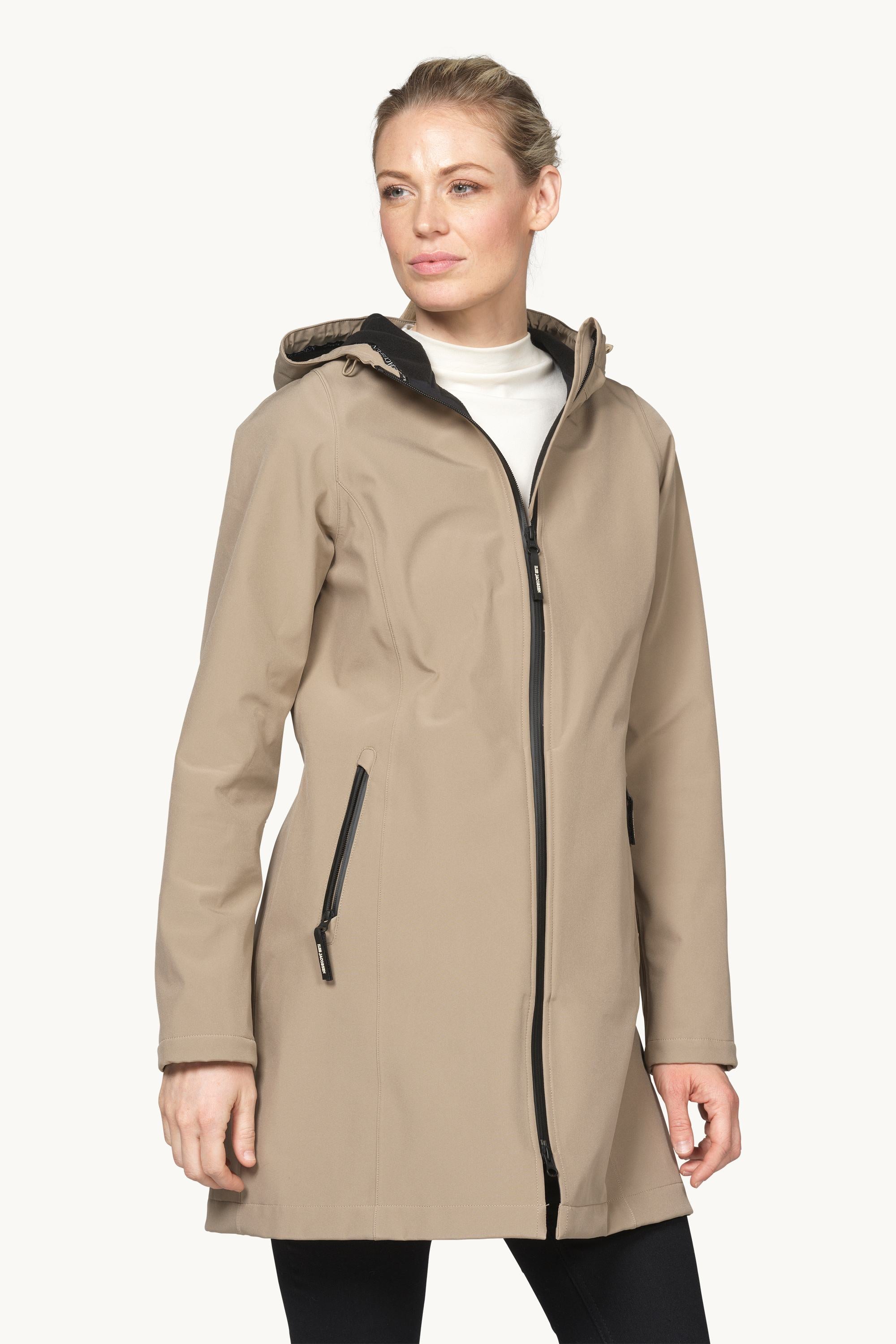 Softshell Raincoat - Greige