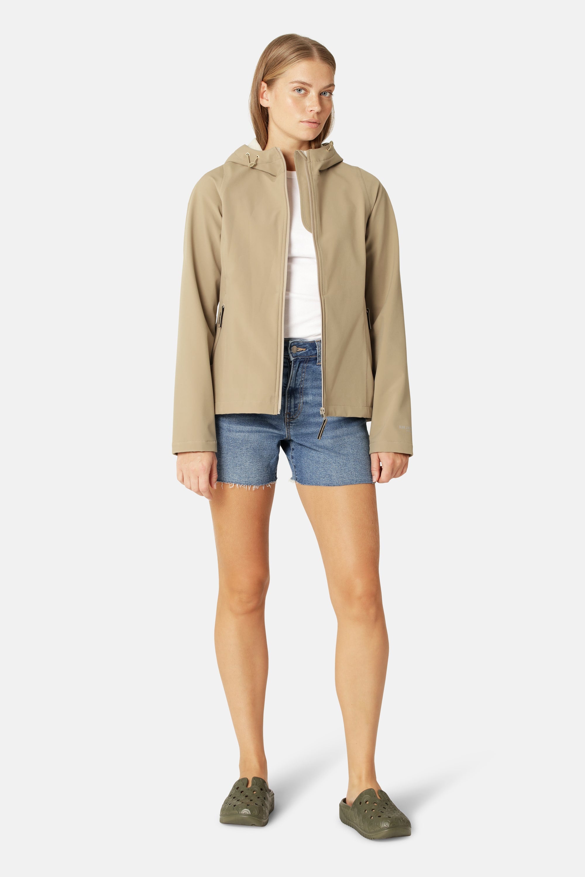 Imperméable Softshell Court - Greige