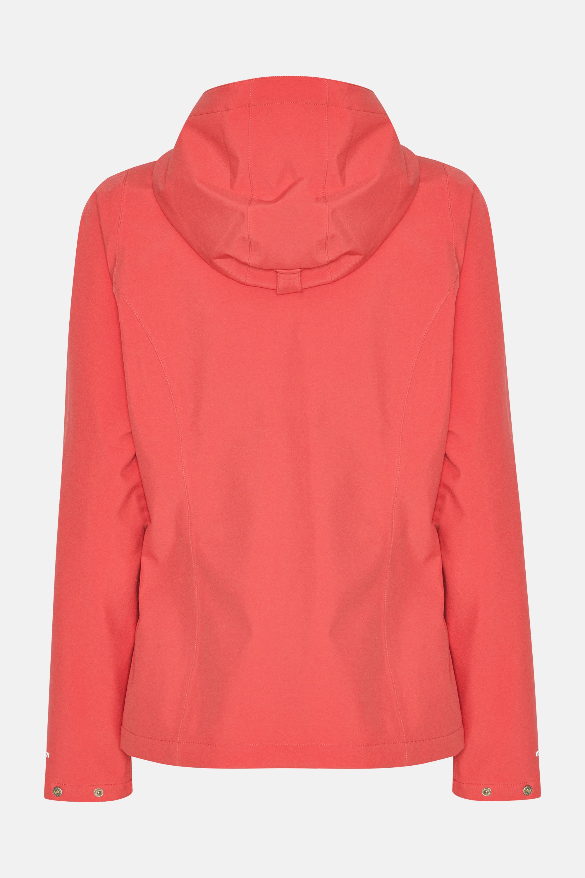 Short Softshell Raincoat - Spiced Coral