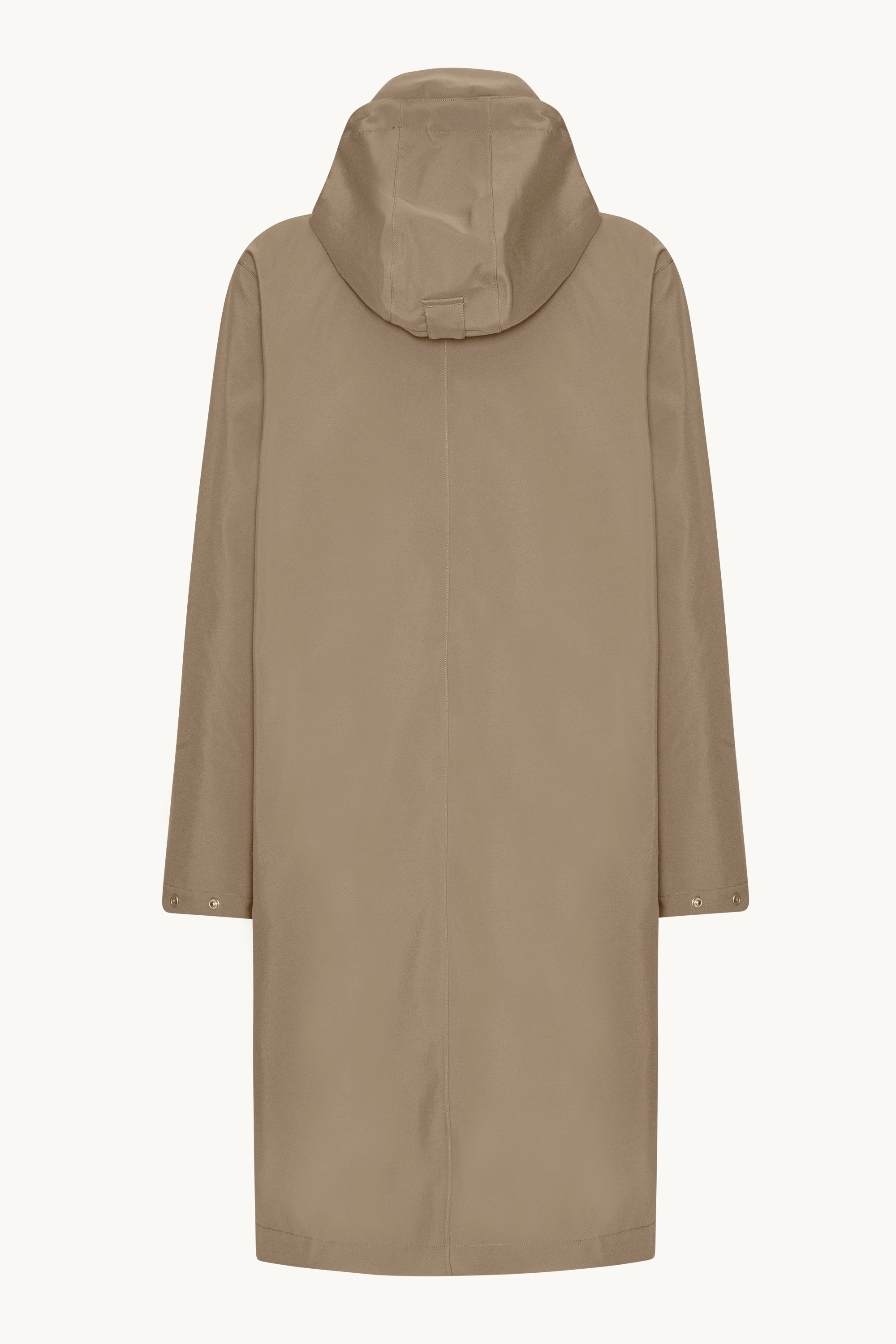 Long Softshell Raincoat - Greige