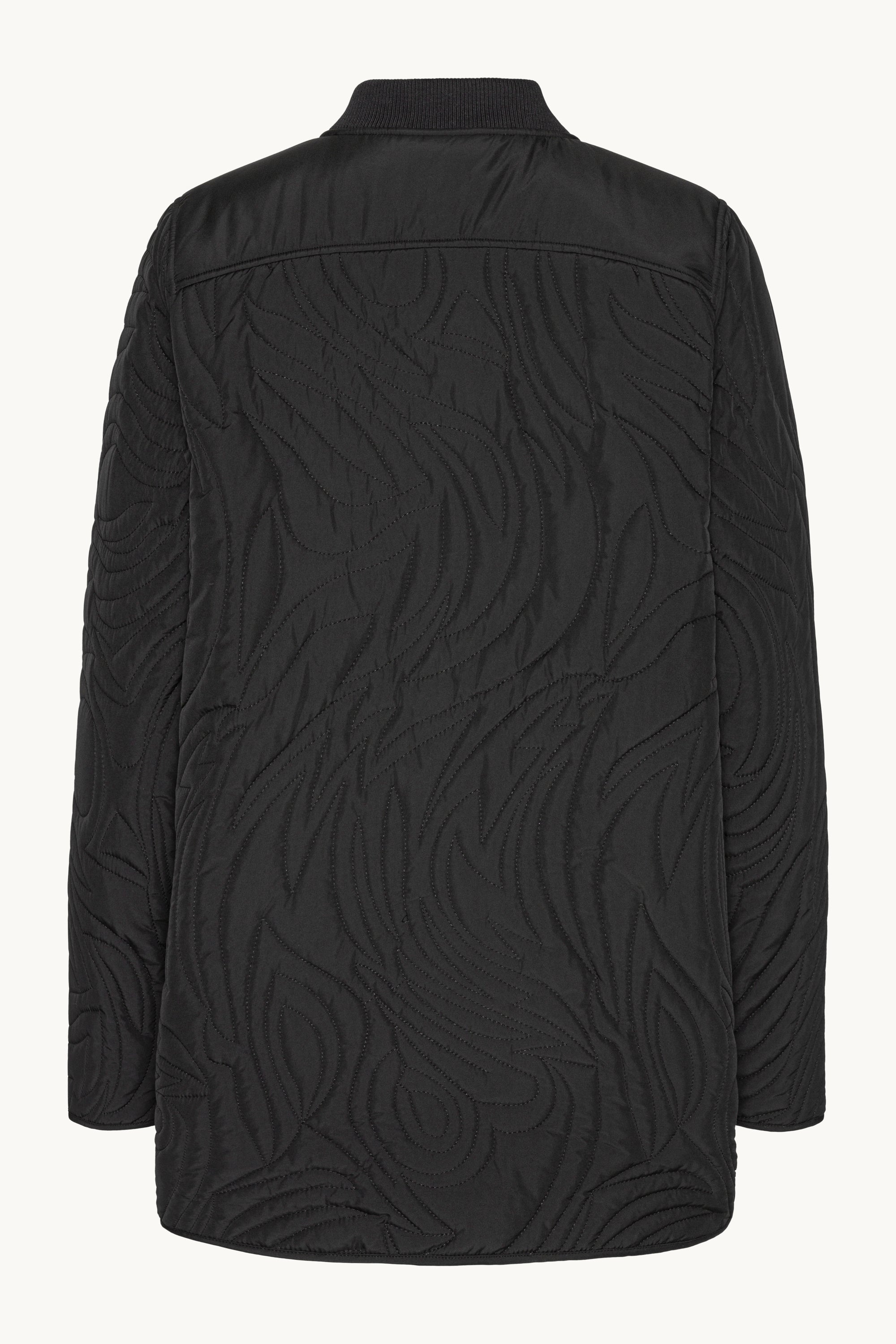 Short Quilt Jacket - Black