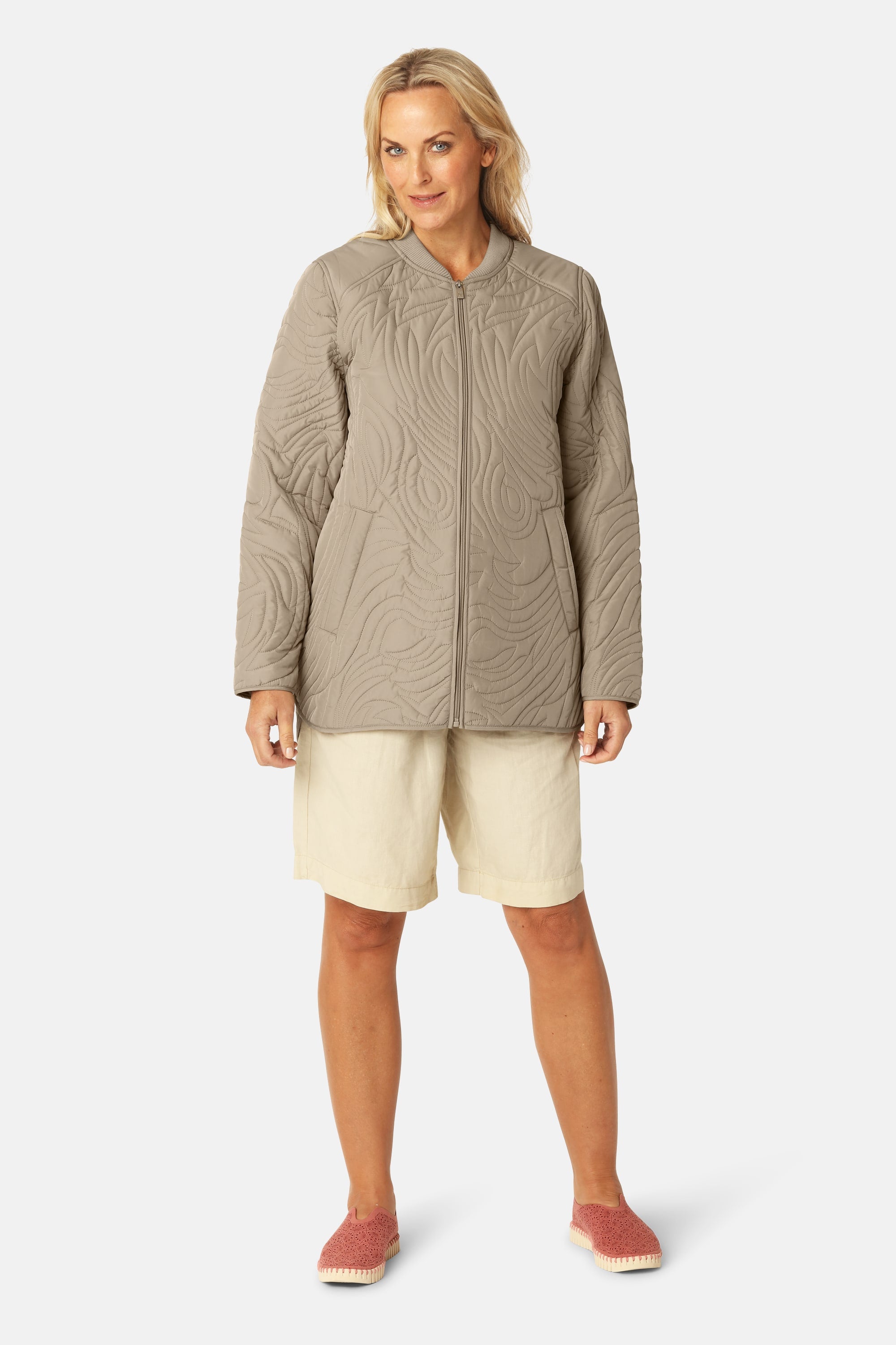 Veste Matelassée Courte - Coriander