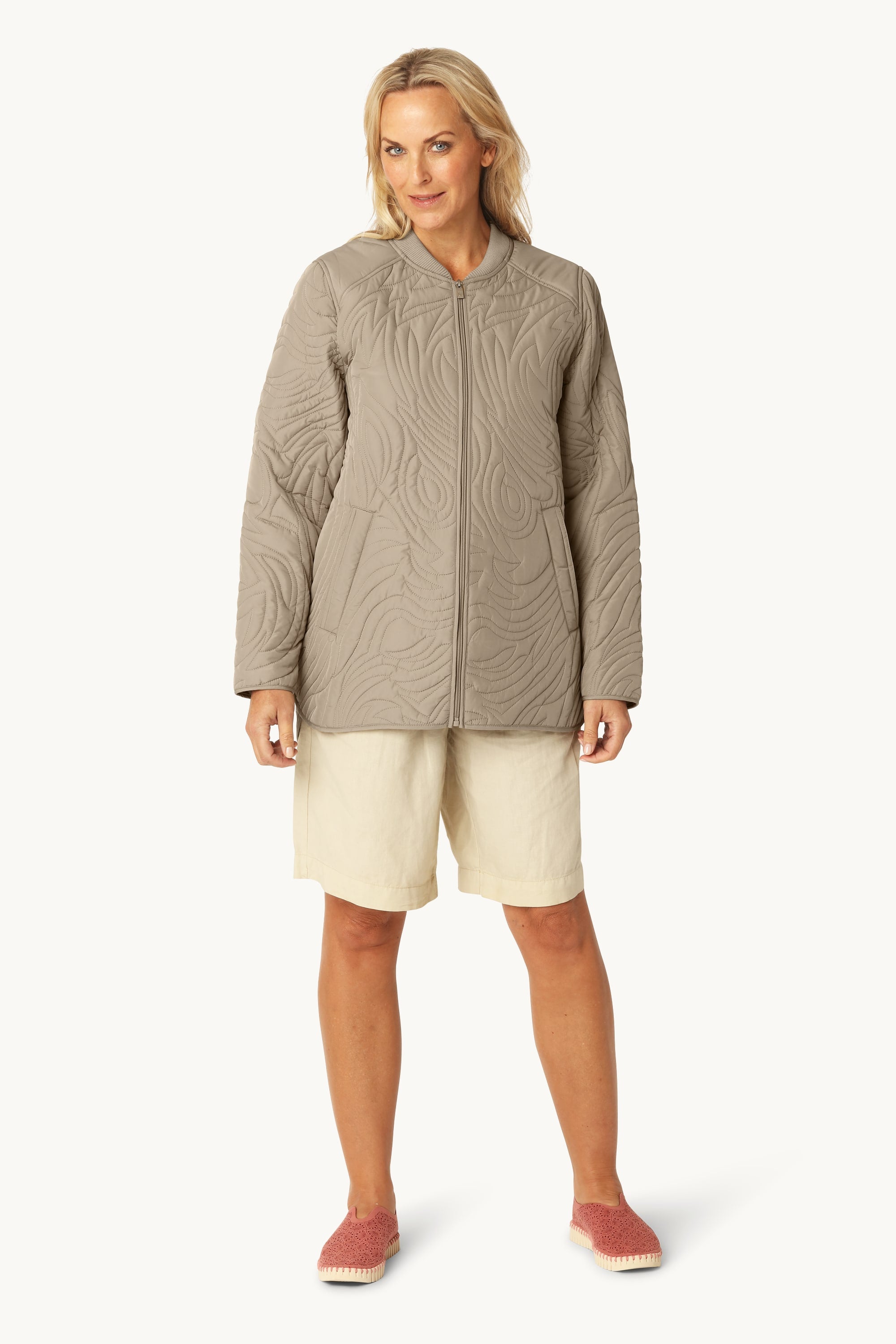 Short Quilt Jacket - Coriander