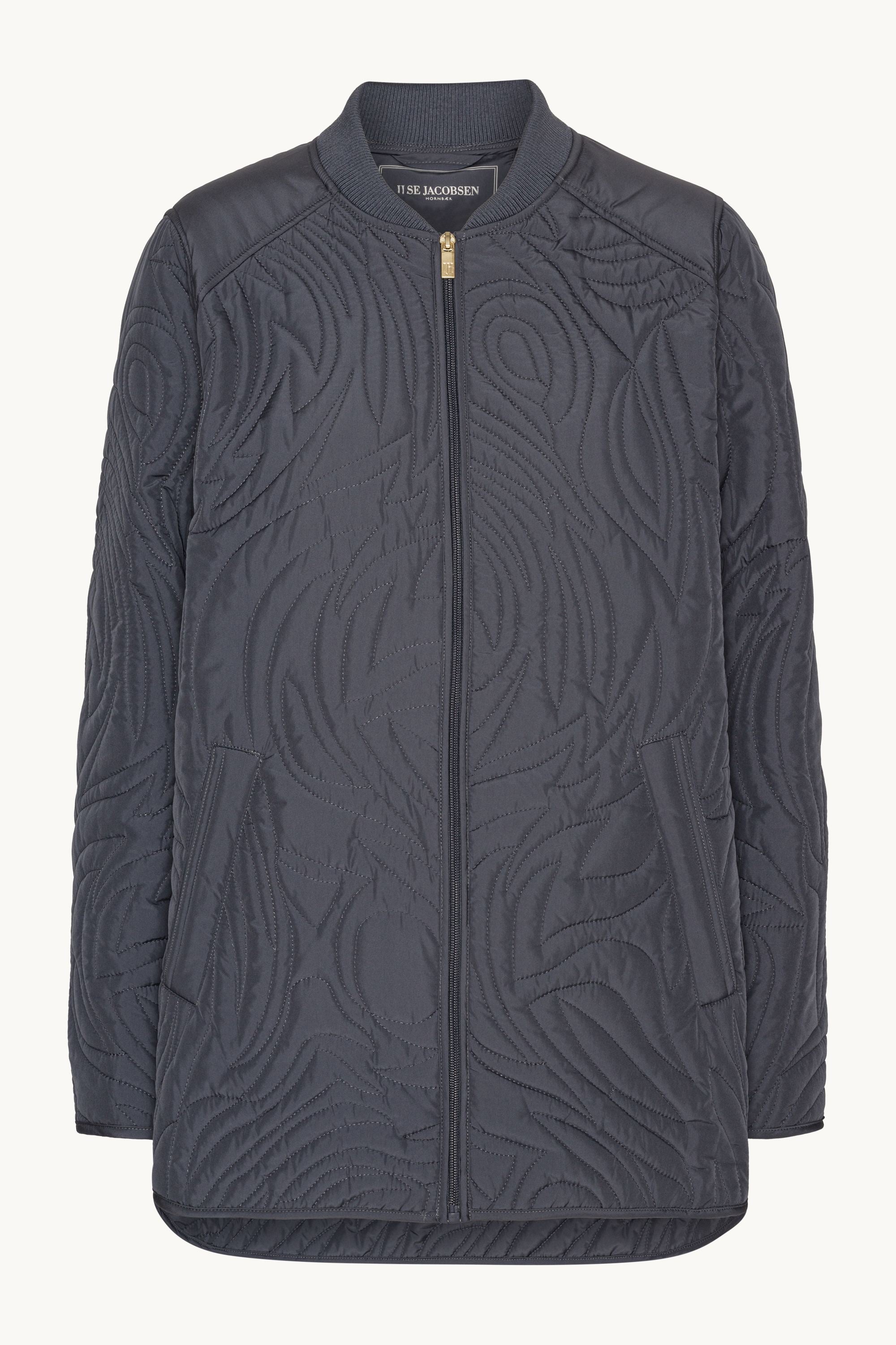 Veste Matelassée Courte - Ombre Blue