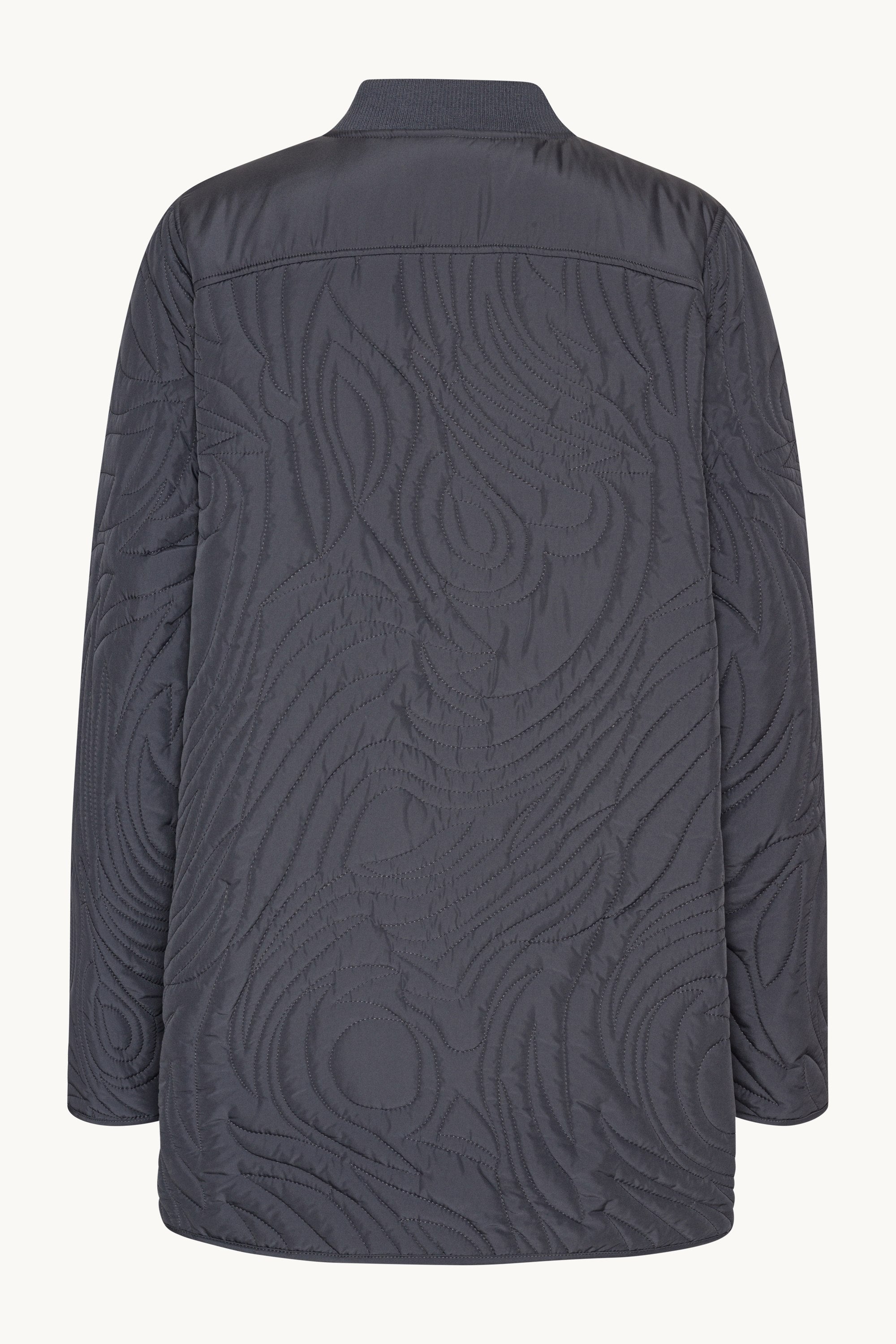 Veste Matelassée Courte - Ombre Blue