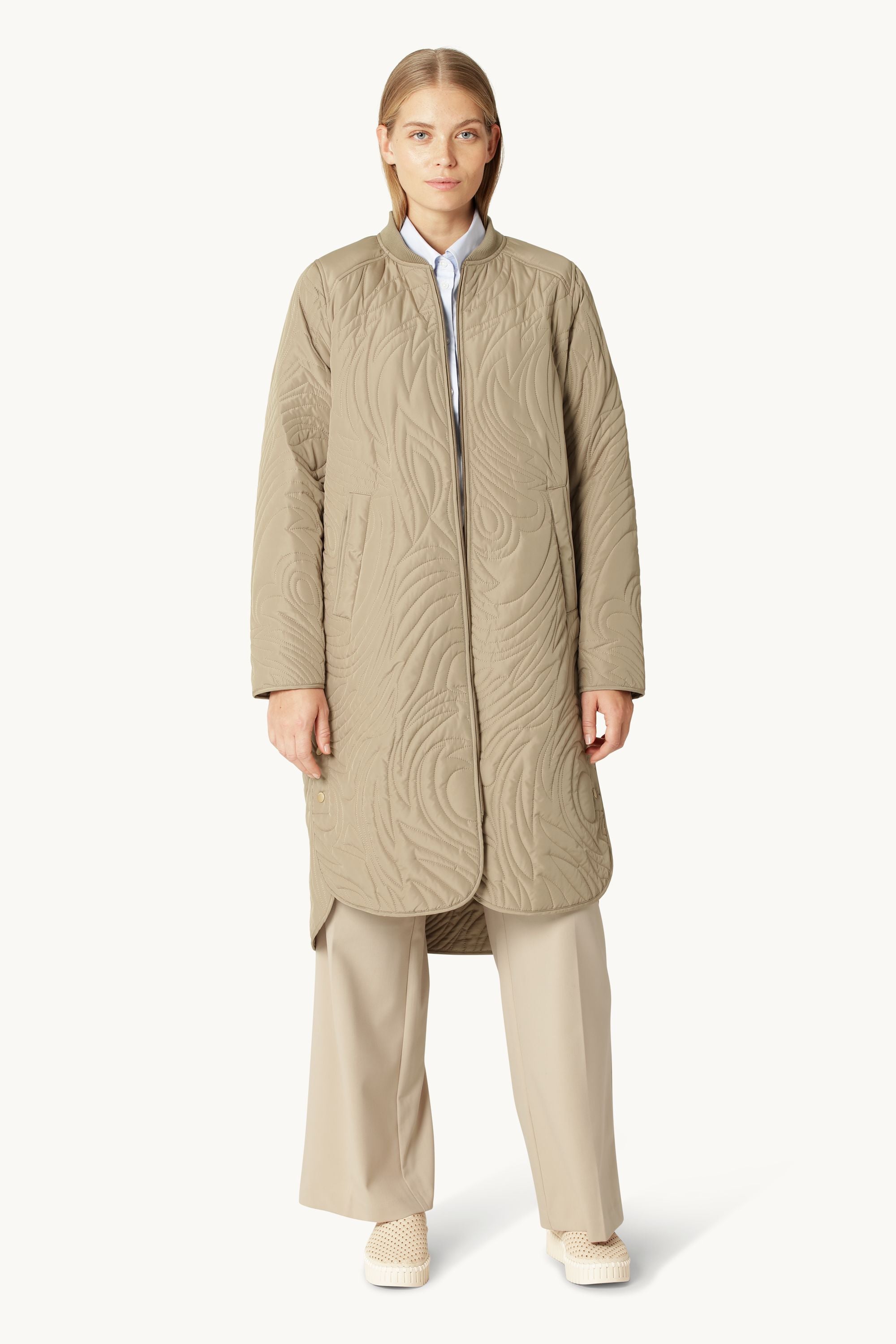 Veste Matelassée - Greige