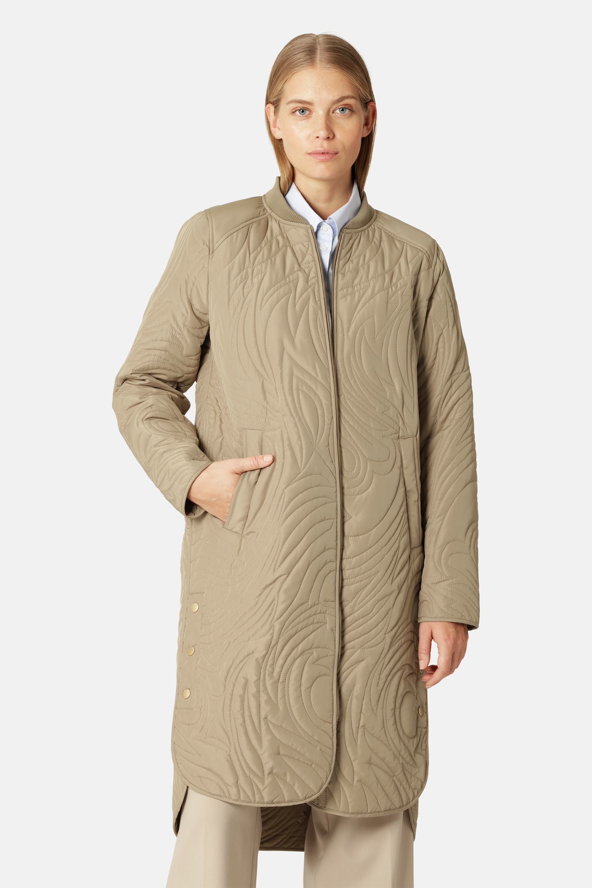 Quilt Jacket - Greige