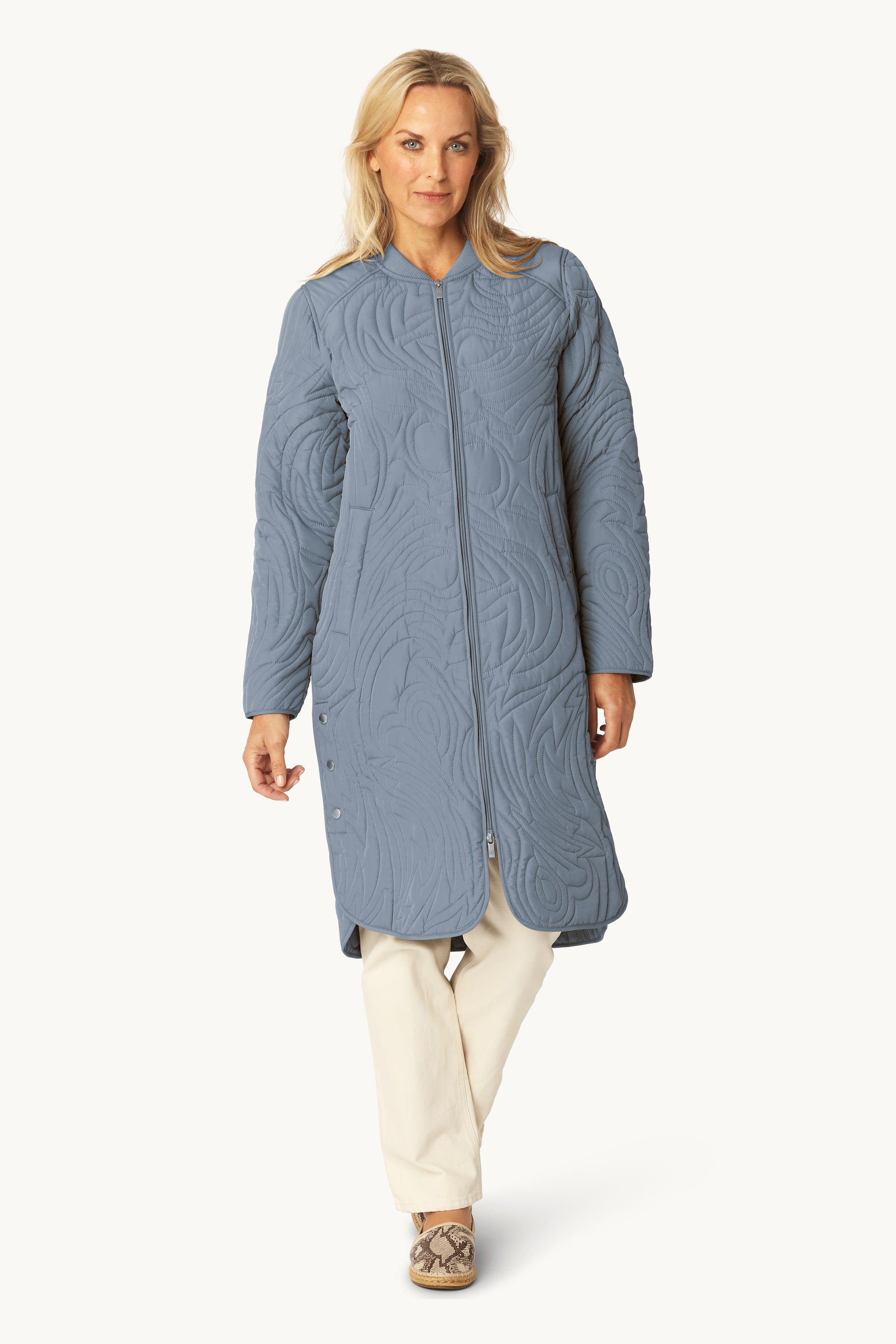 Veste Matelassée - Grey Blue
