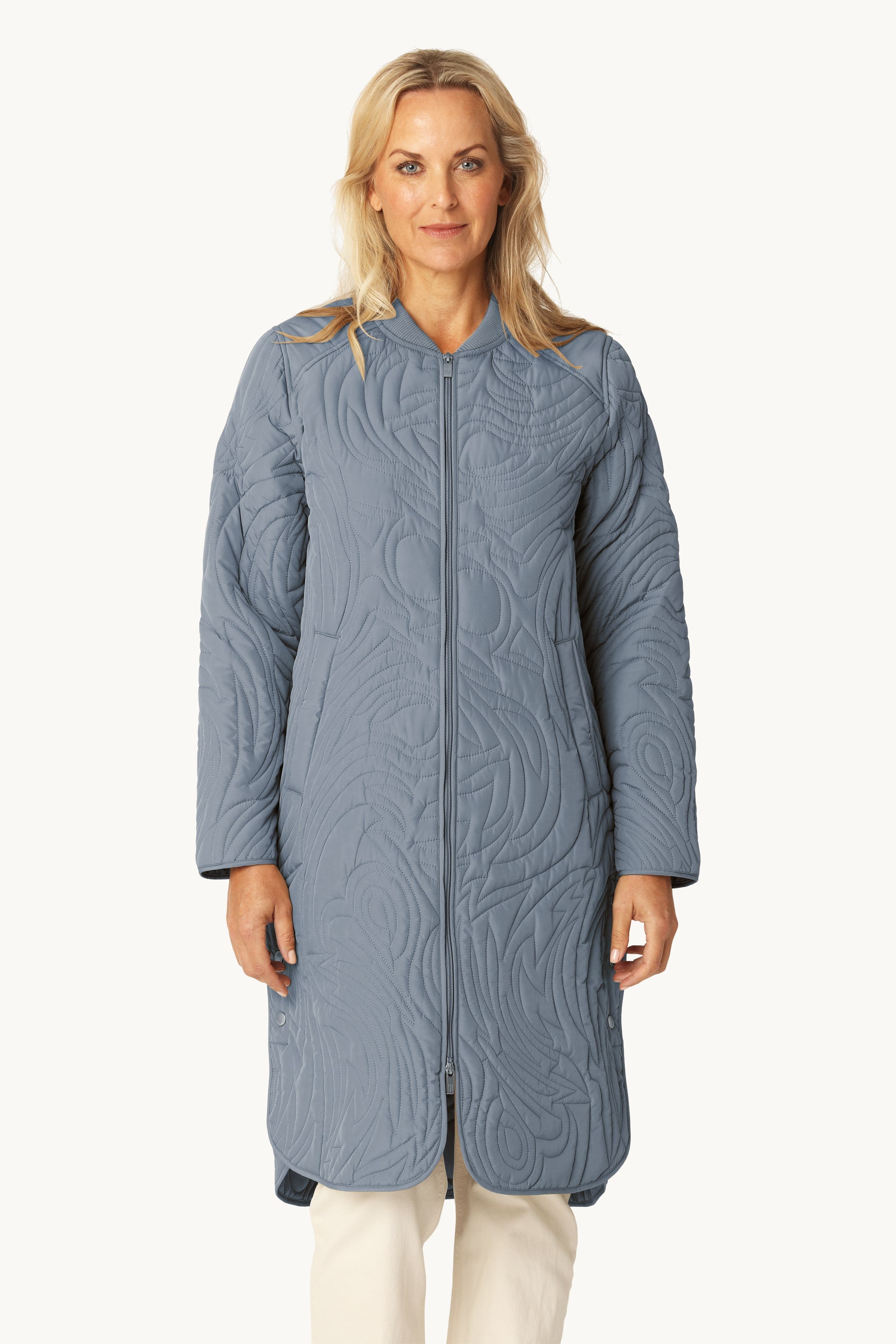 Veste Matelassée - Grey Blue