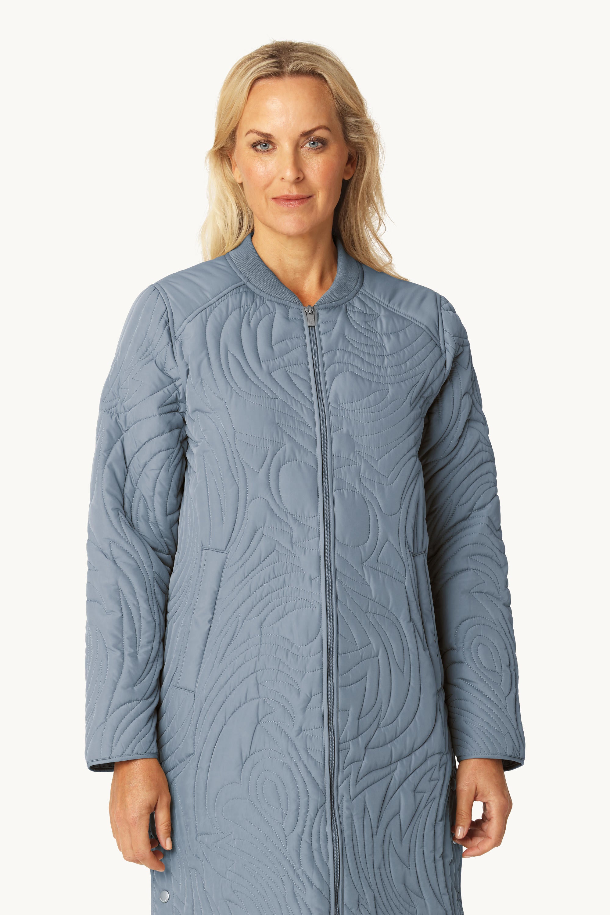Veste Matelassée - Grey Blue