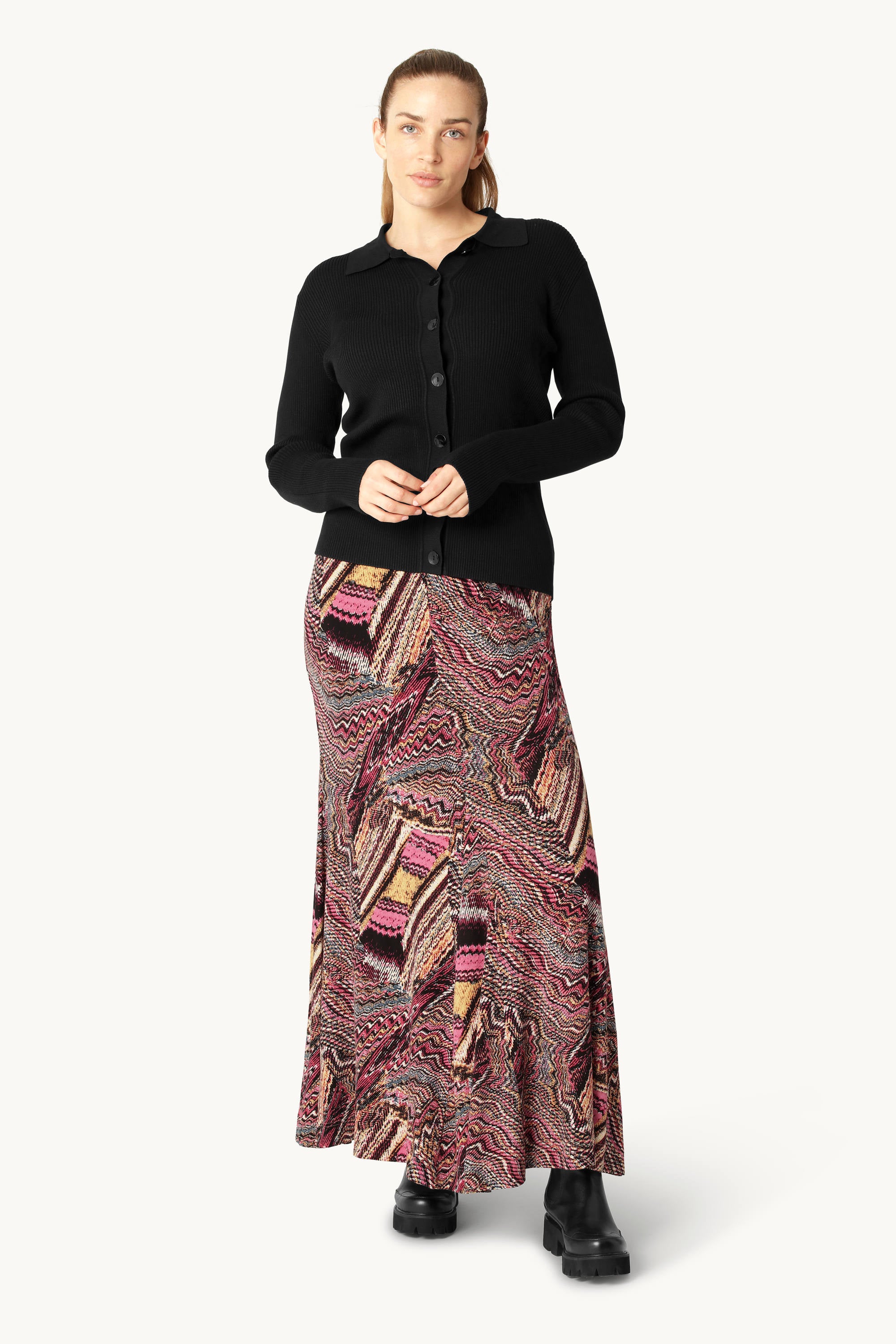 Jupe coquillage Elisa - Rose rosé