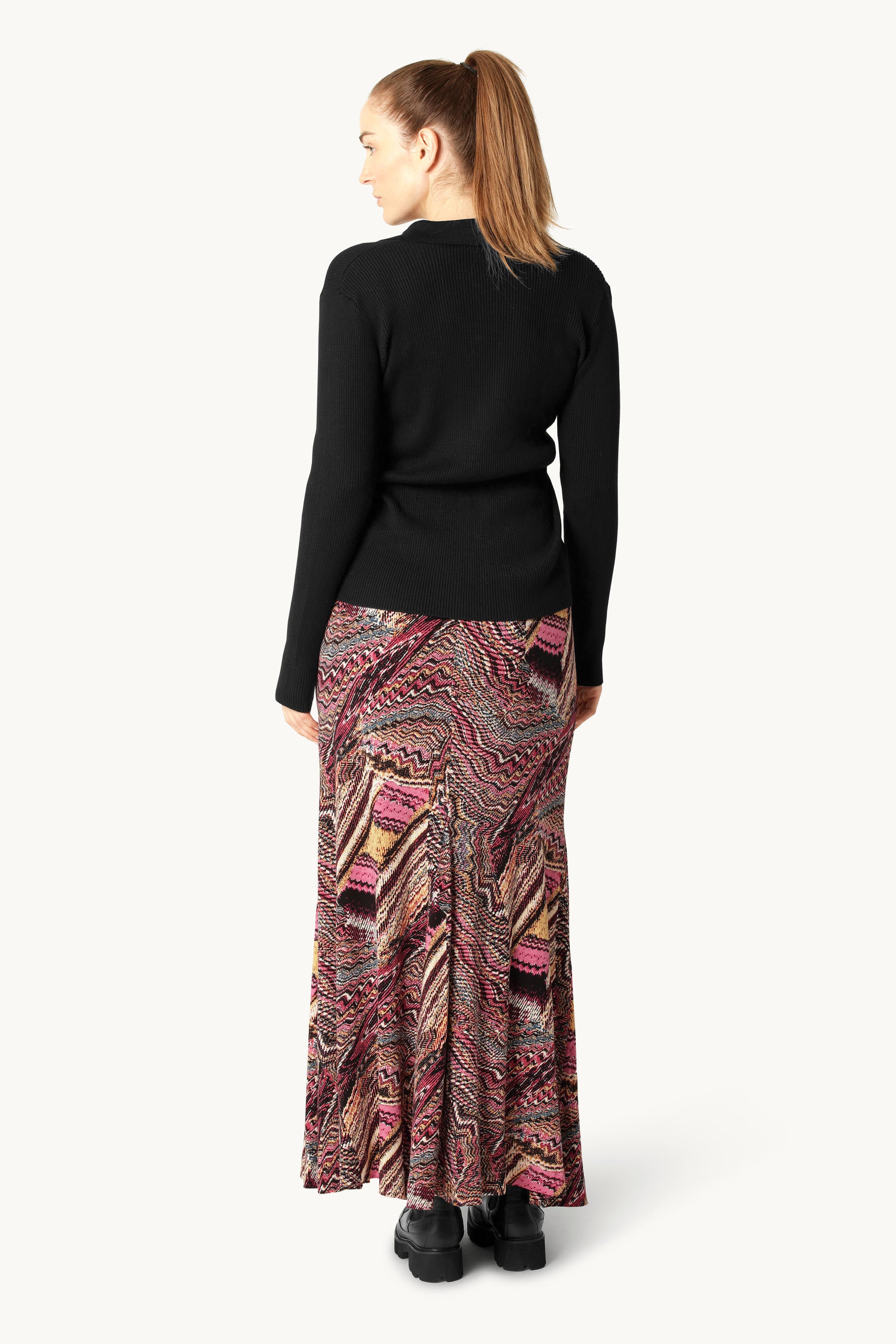 Jupe coquillage Elisa - Rose rosé