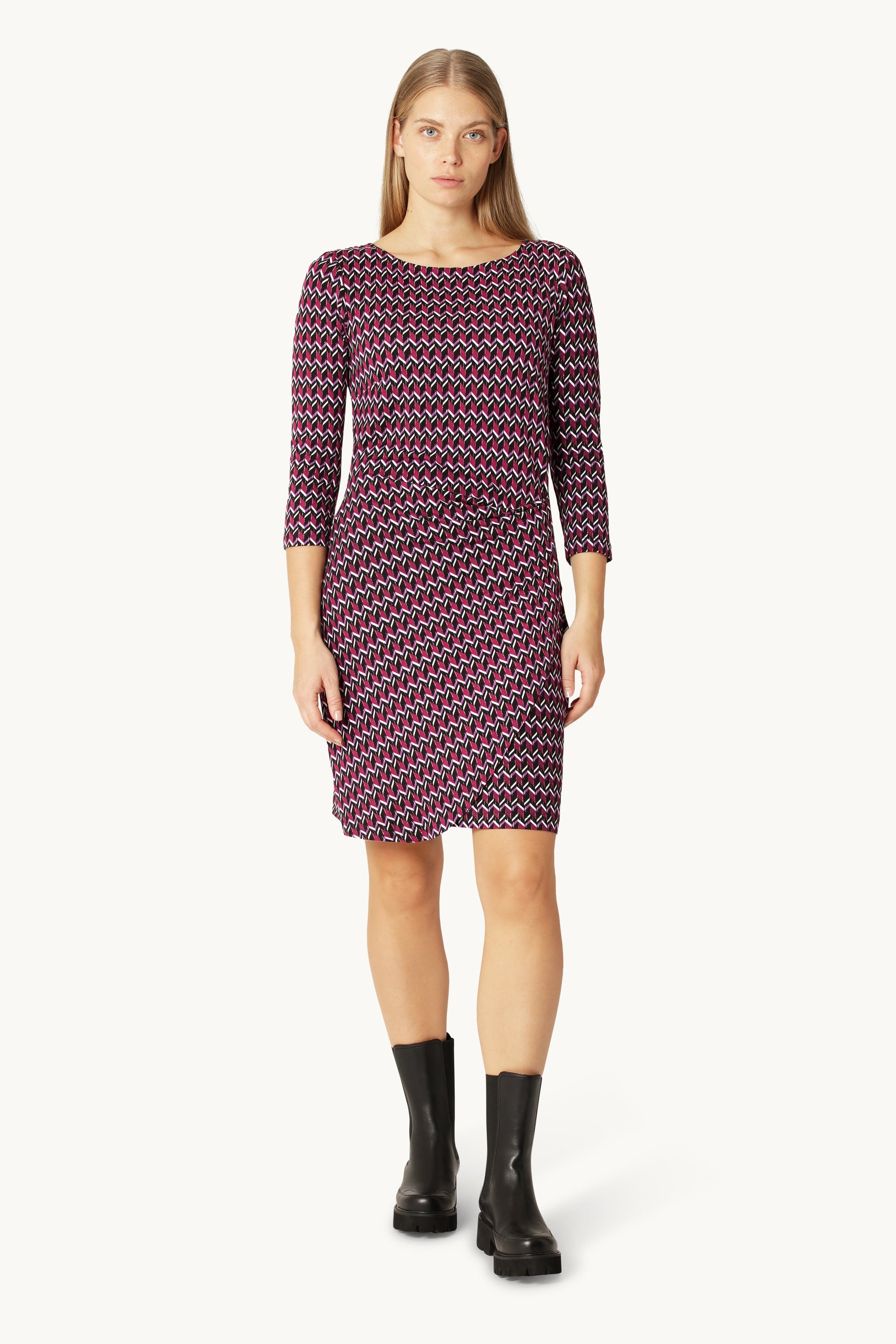 Robe Elisa Harlekin Knot - Rose rosé