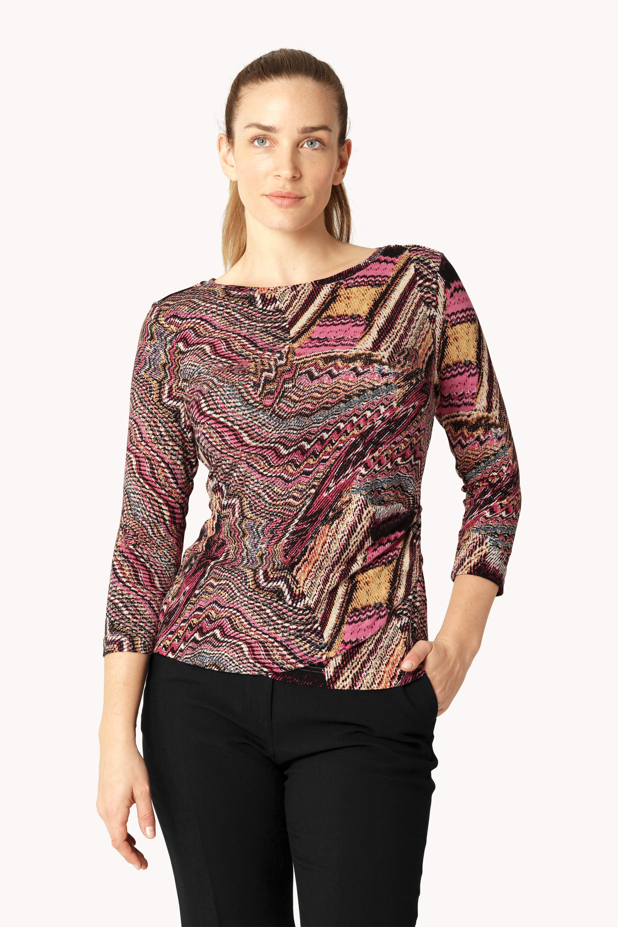 Chemisier coquillage Elisa - Rose rosé