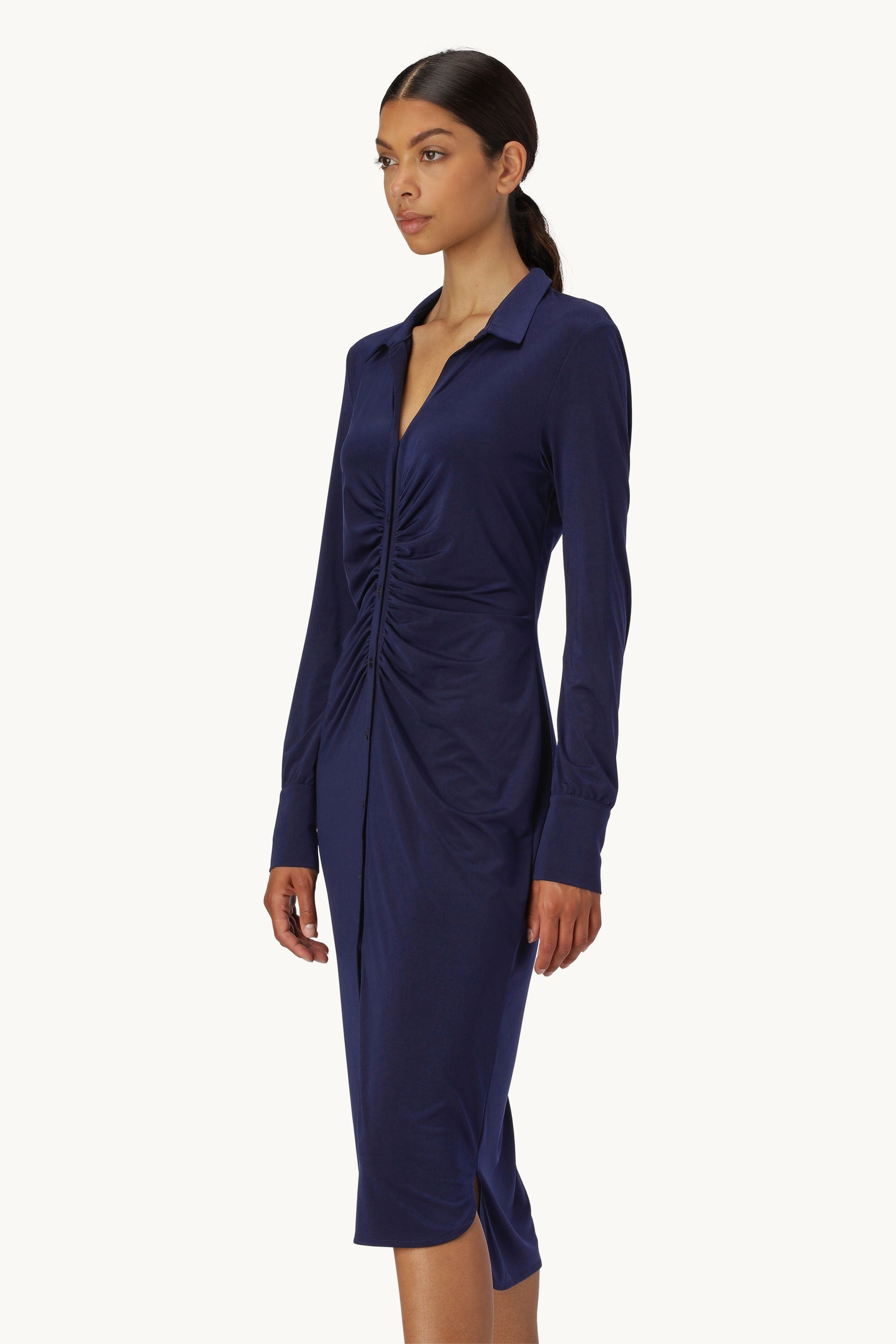 Short Dress - Indigo