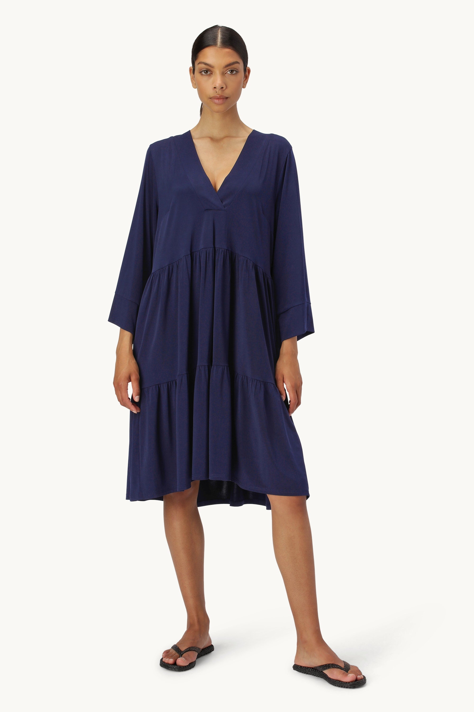 Short Dress - Indigo
