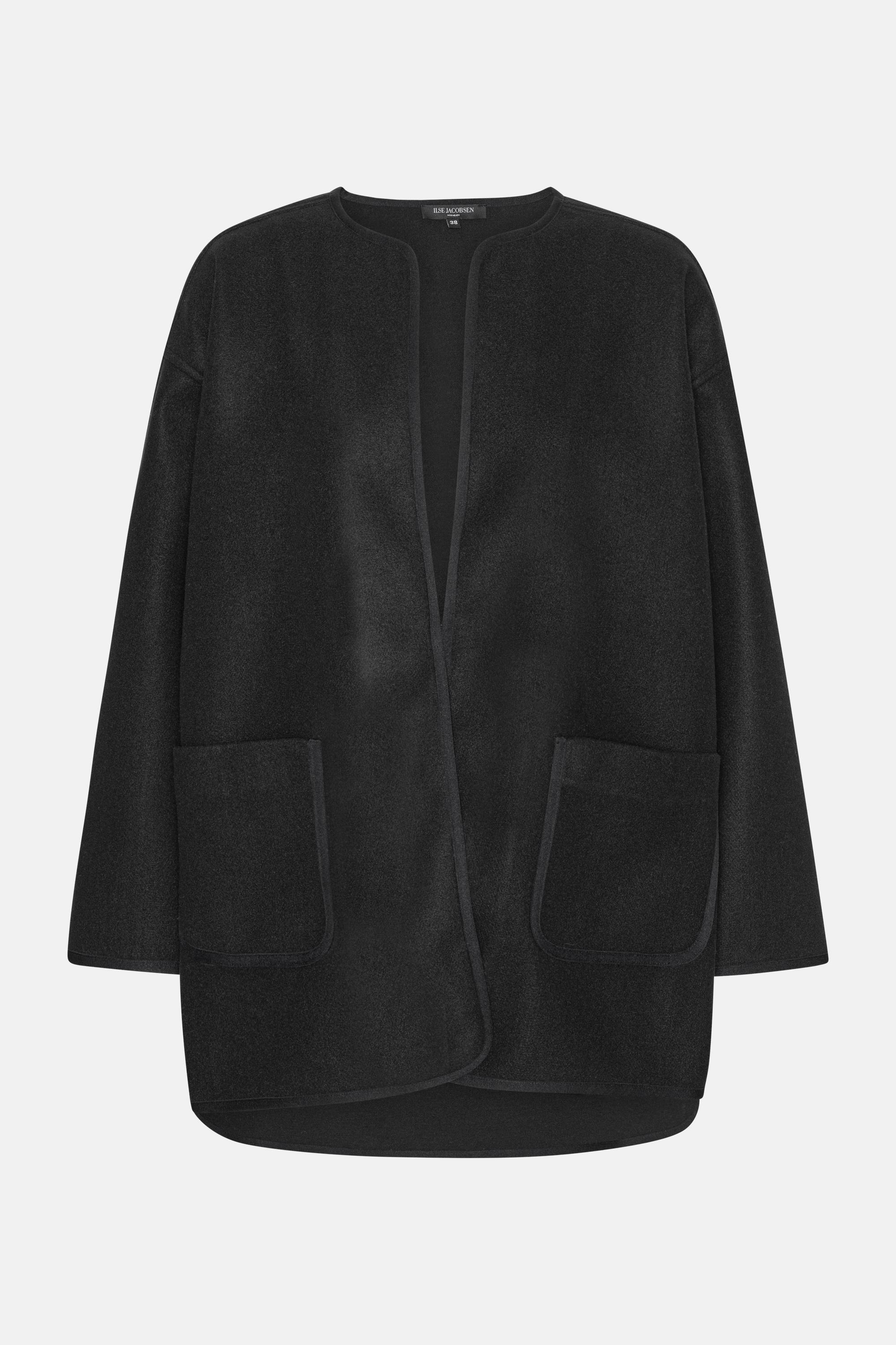 Veste Décontractée En Feutre - Black