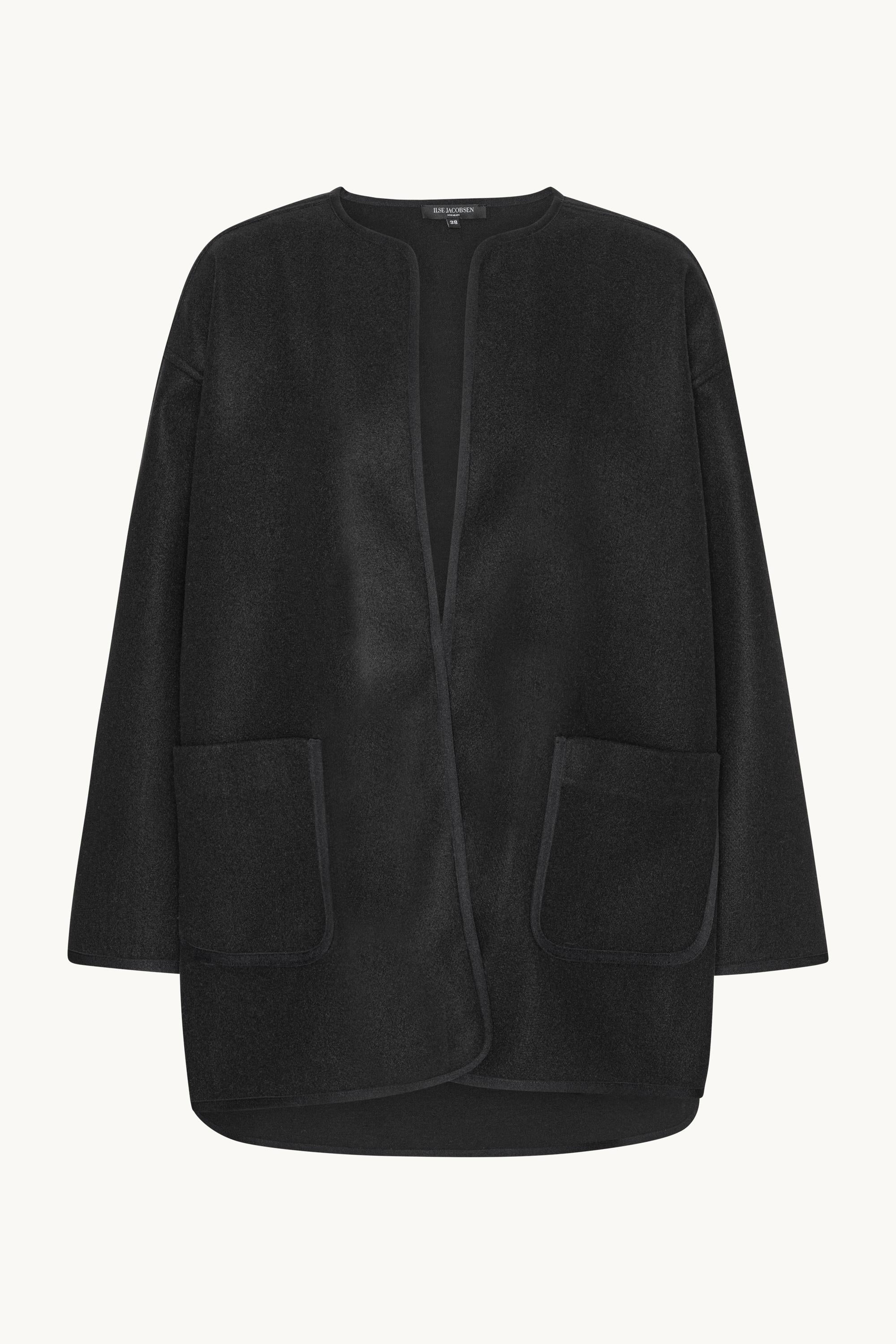 Veste Décontractée En Feutre - Black