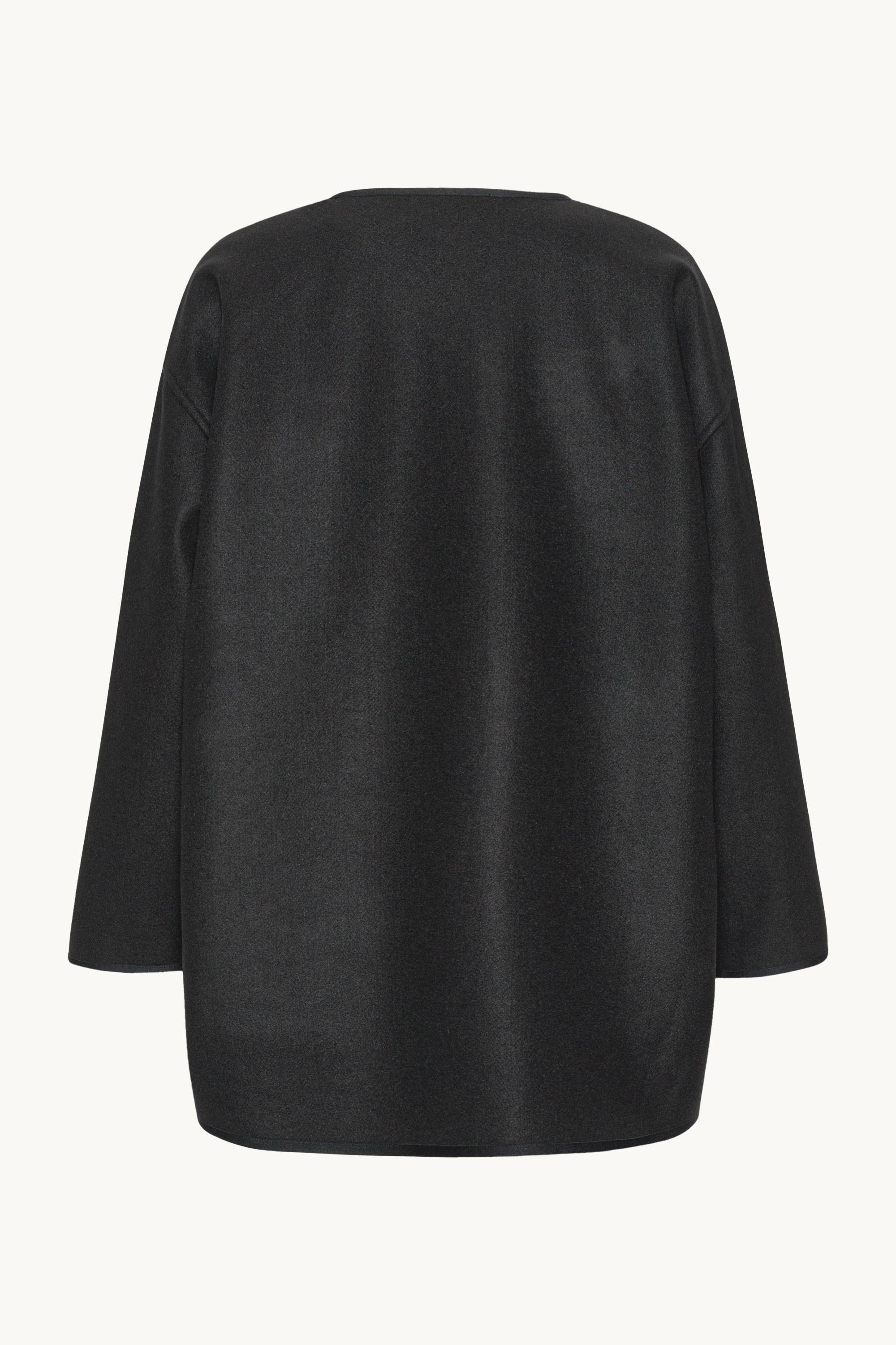 Veste Décontractée En Feutre - Black