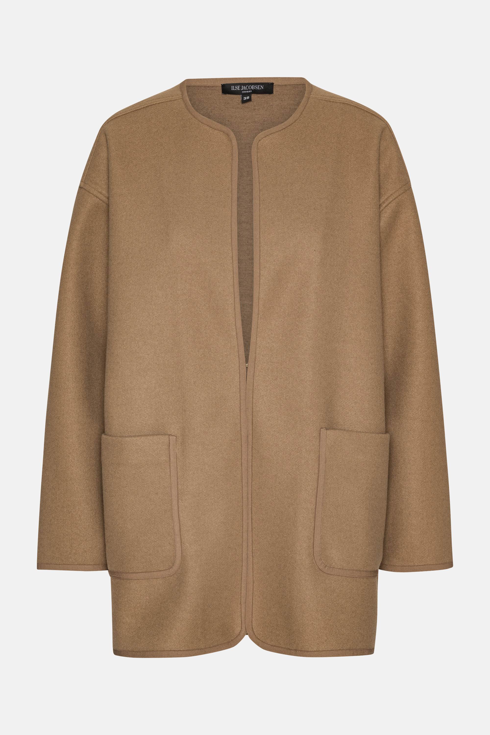 Veste Décontractée En Feutre - Mocca