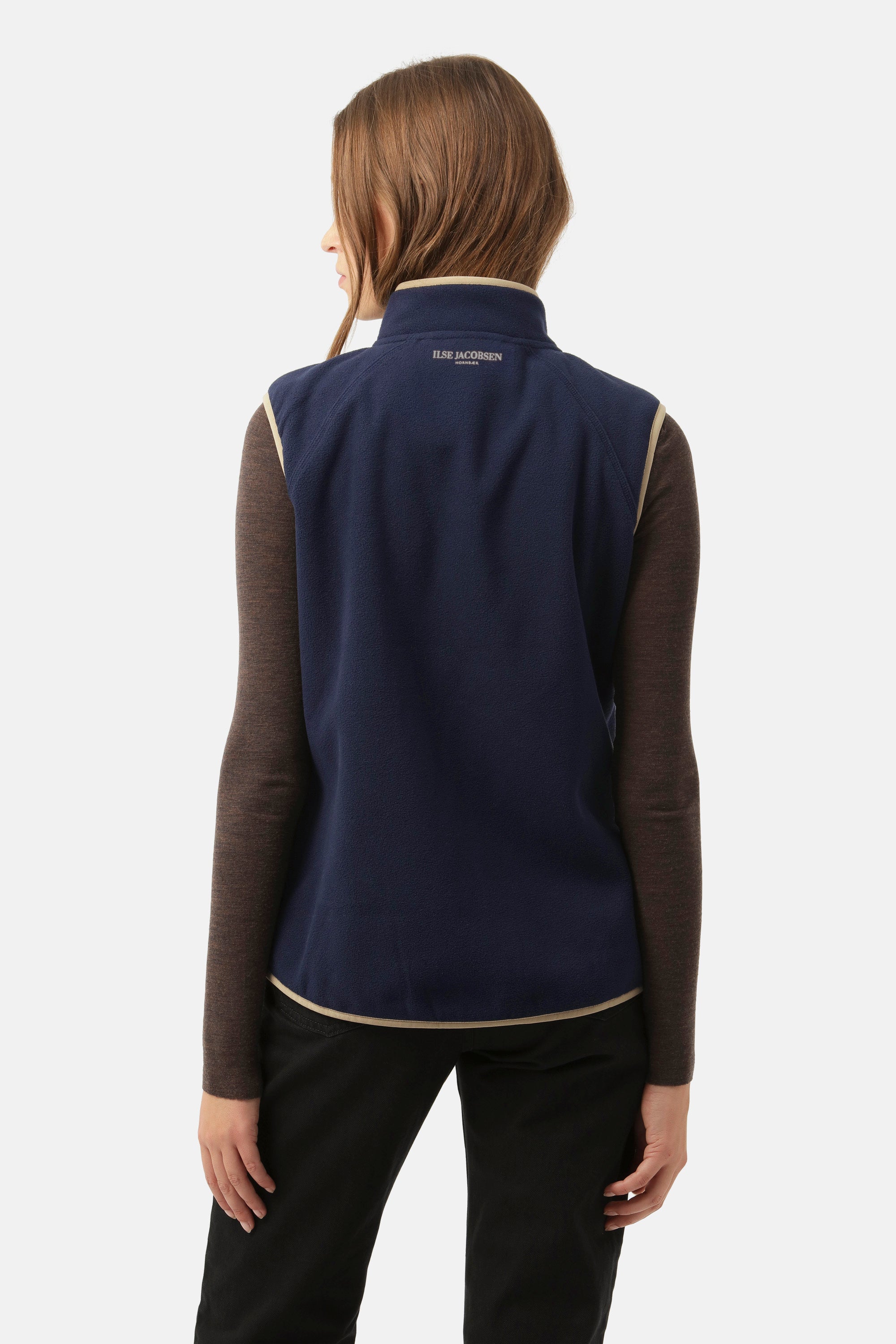 Ilse Jacobsen Hornbæk Outerwear Fleece Vest Vest 600 Navy