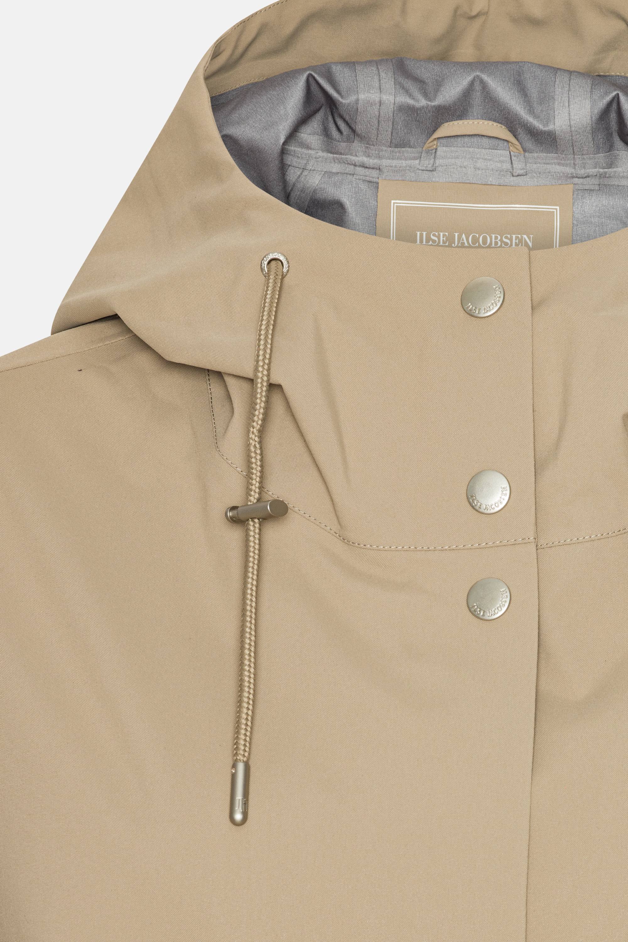 Long Rain Coat - Greige