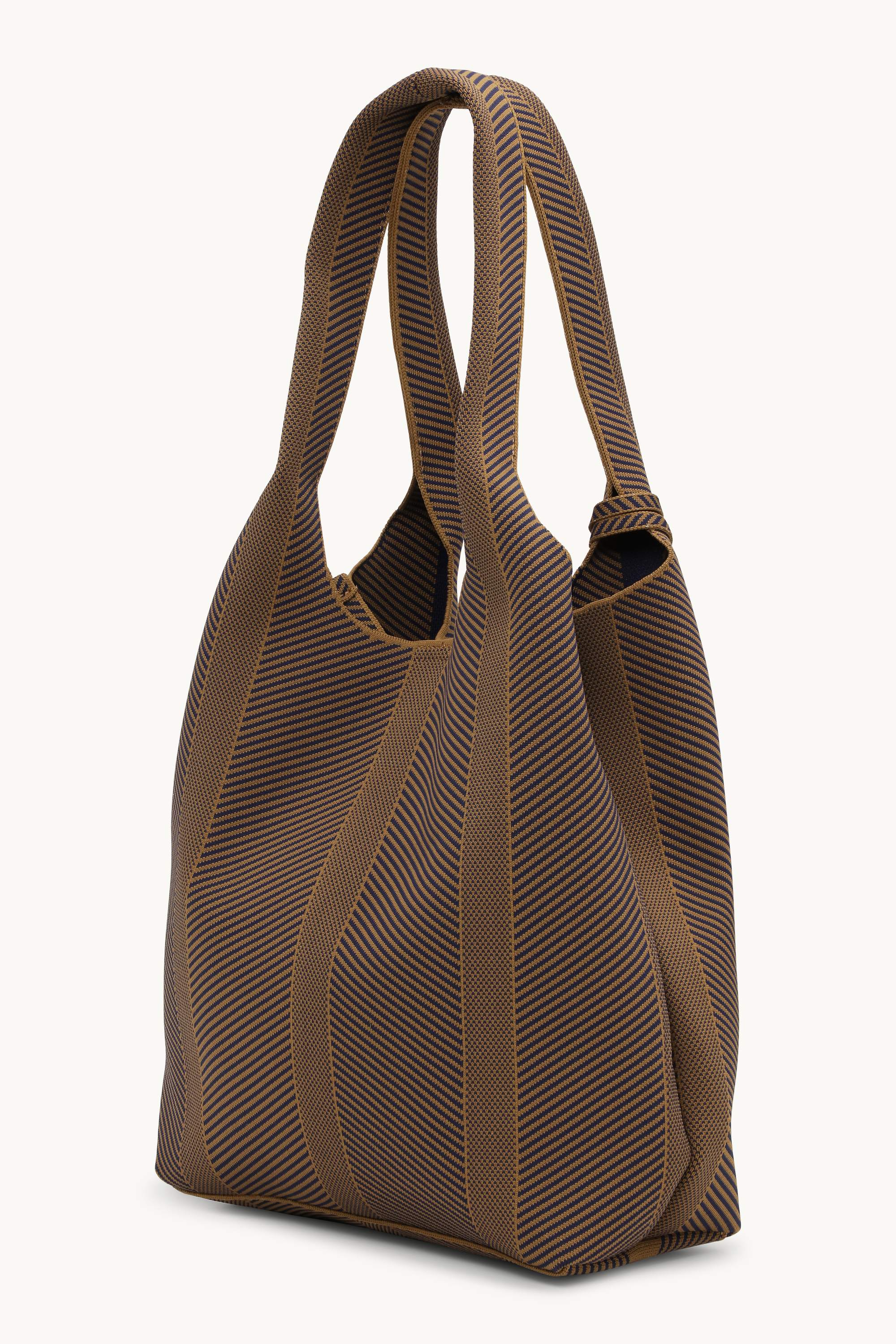 Knitted Bag - Dark Indigo Buckthorn Brown