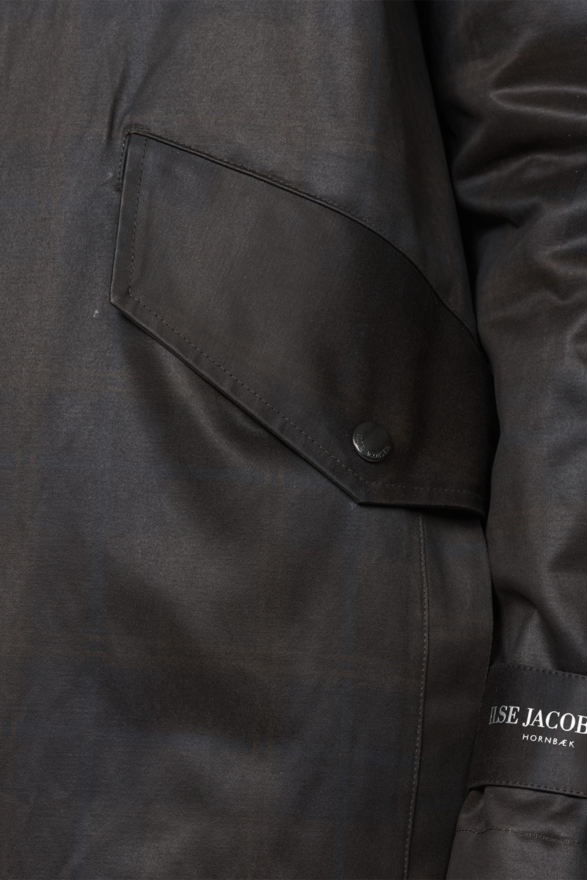 Padded Coat - Dark Brown Check