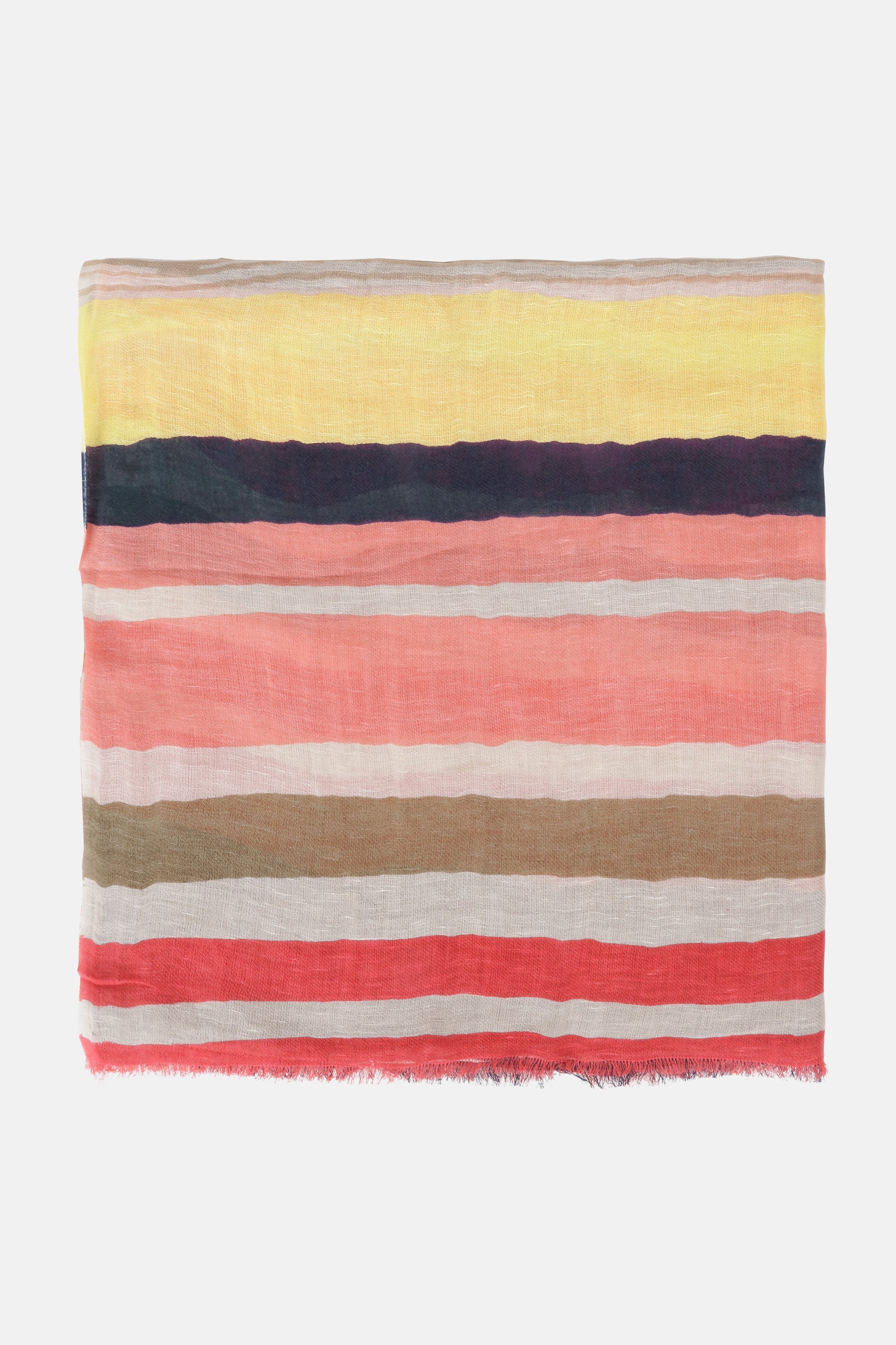 Striped Scarf - Red Organic Stripe