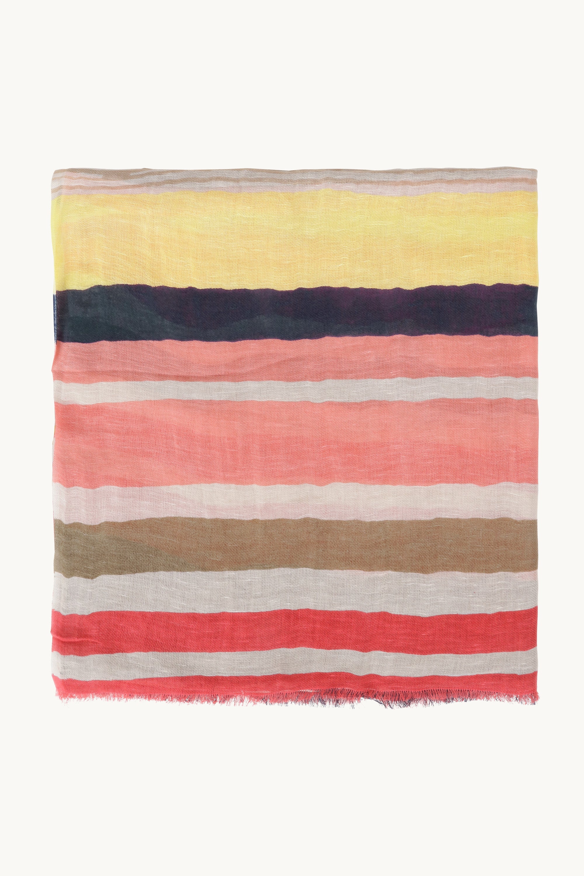Striped Scarf - Red Organic Stripe