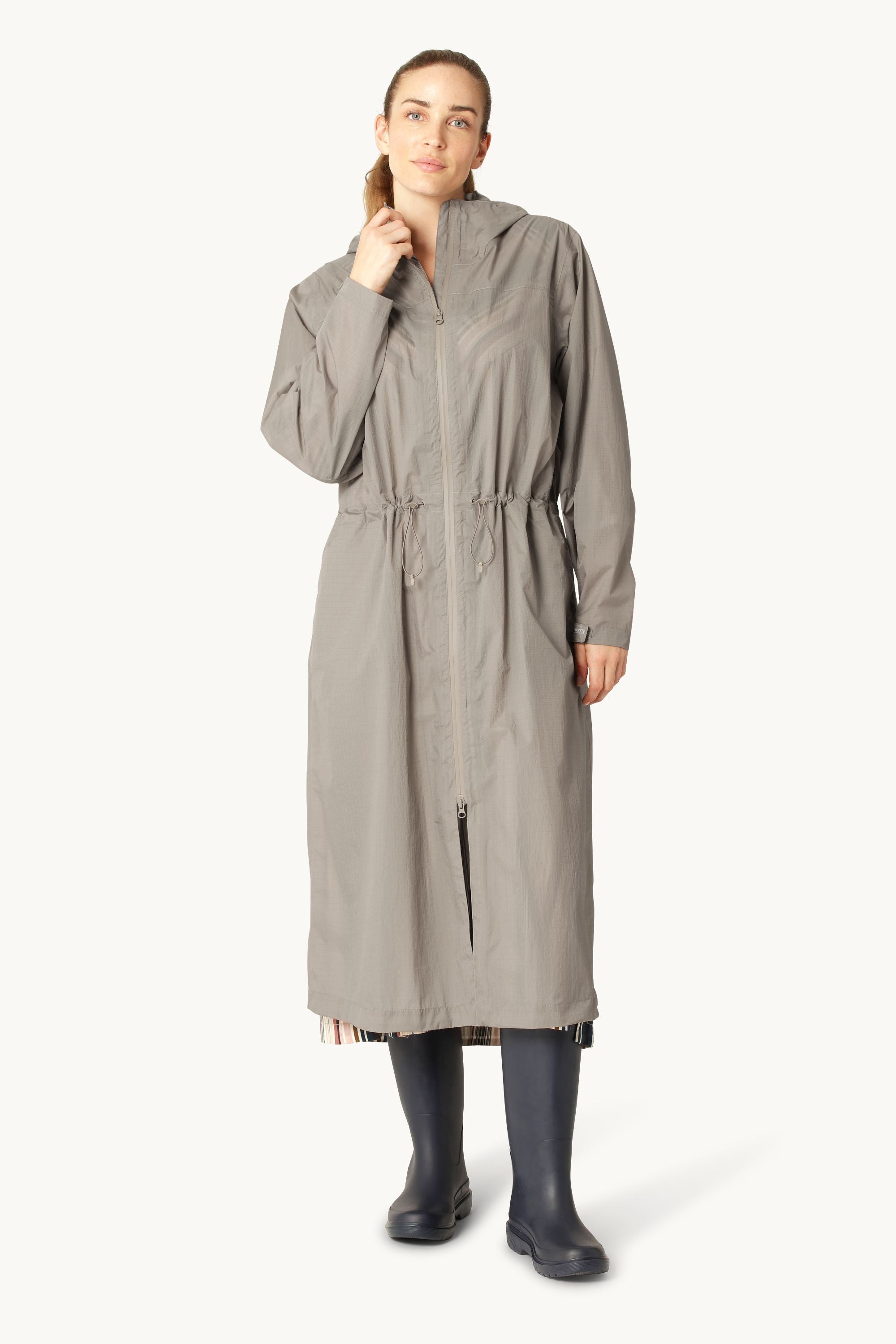 Imperméable Parka Coupe-Vent - Greige
