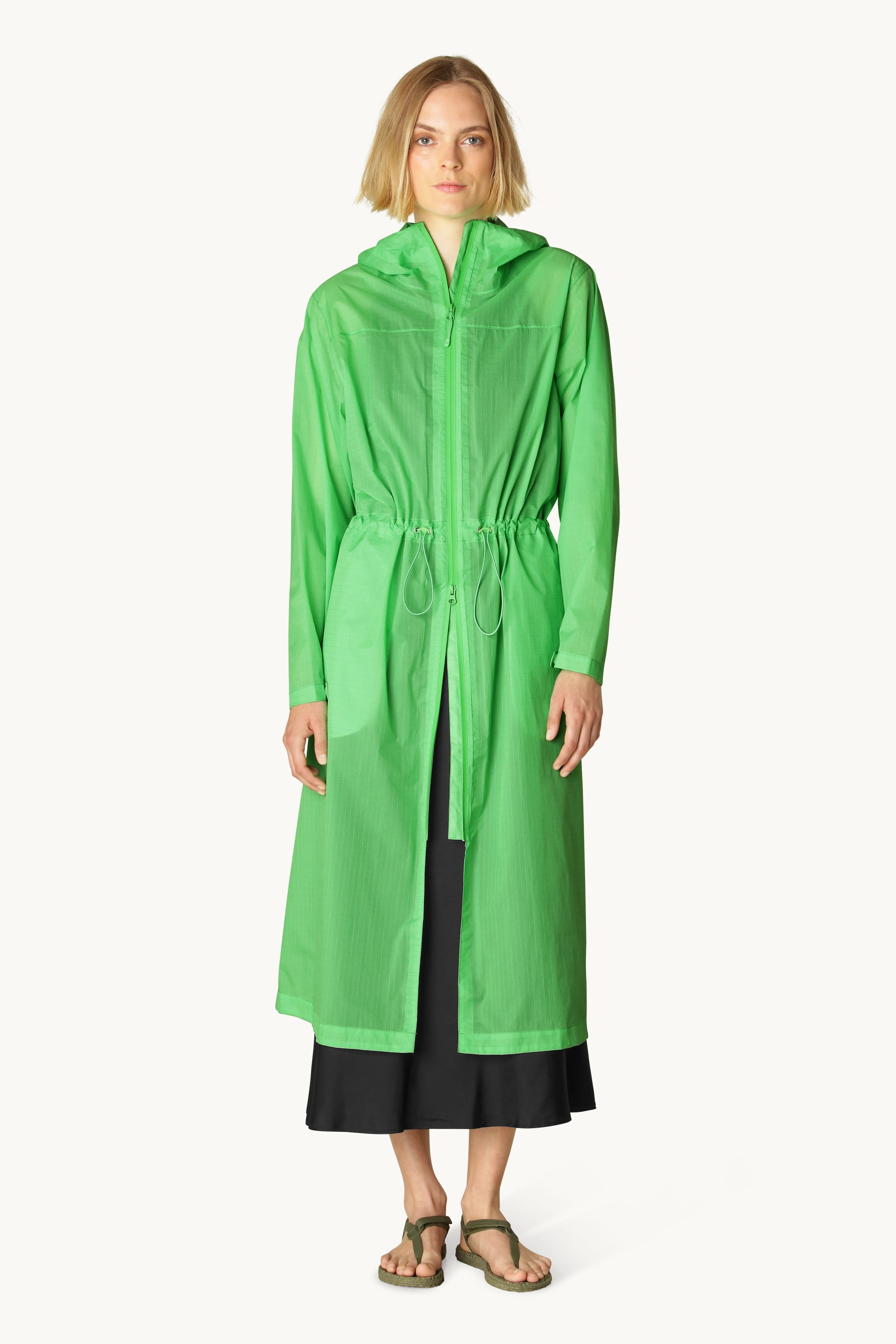 Imperméable Parka Coupe-Vent - Bright Green