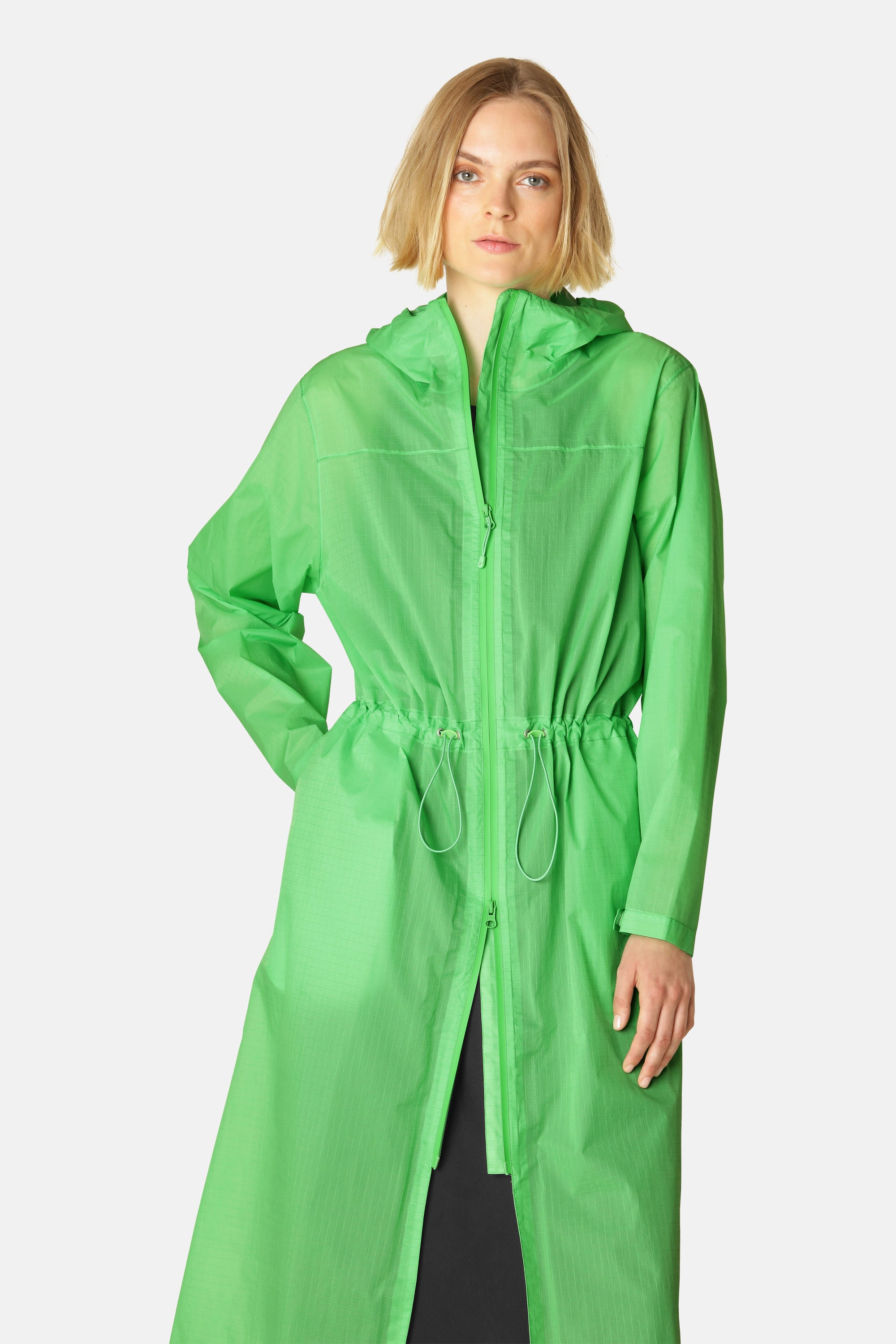 Windbreaker Rain Parka - Bright Green