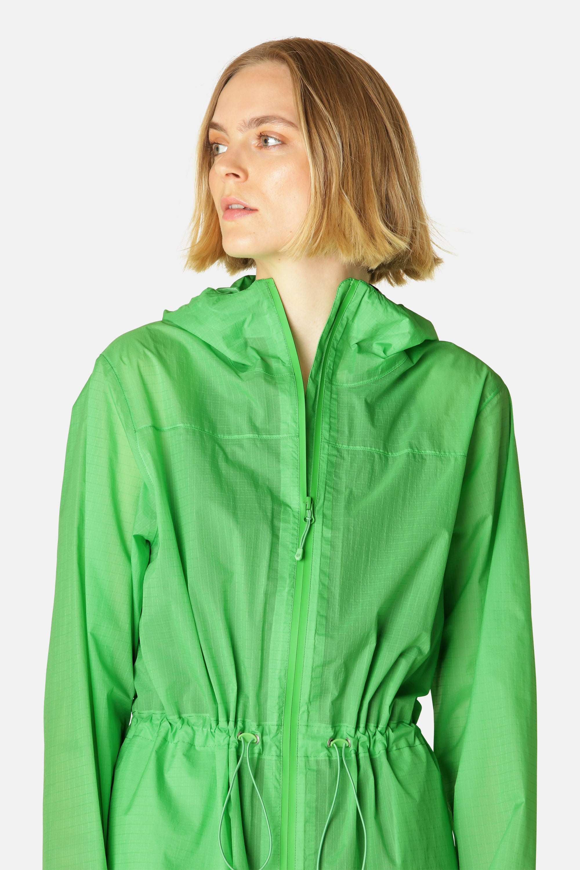 Windbreaker Rain Parka - Bright Green