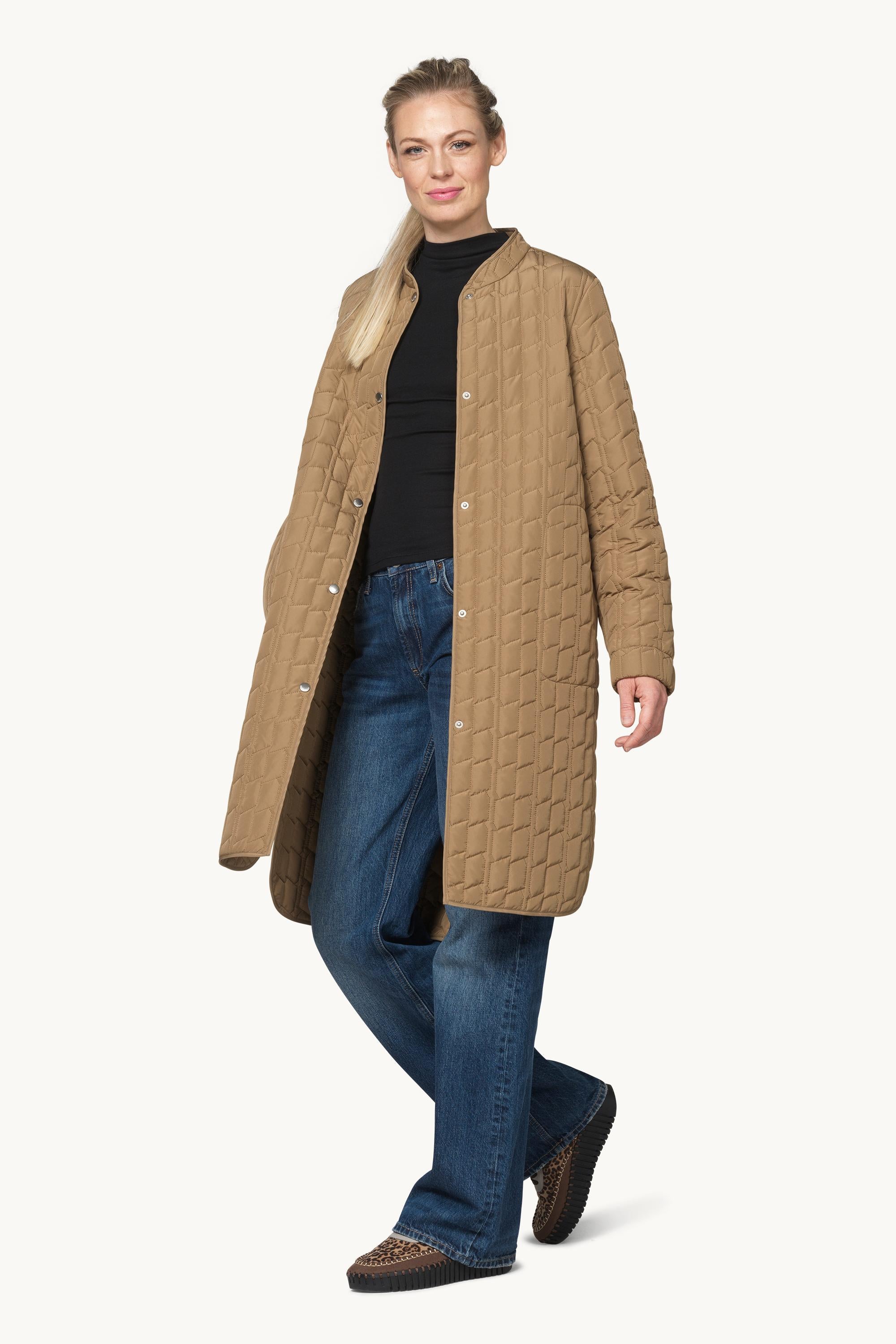 Quilt Coat - Sepia Tint