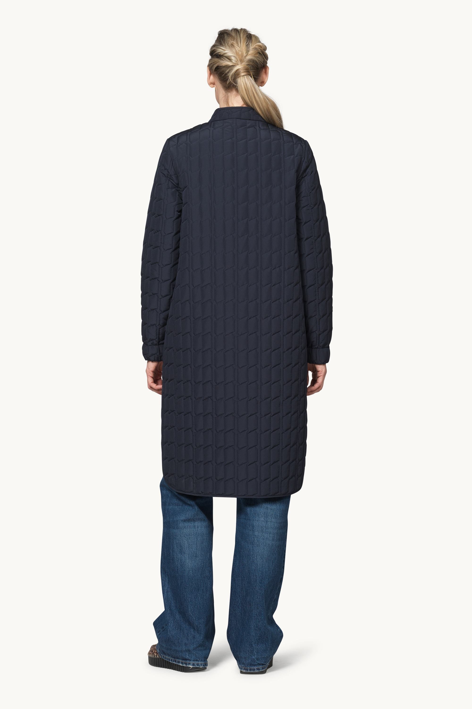 Quilt Coat - Dark Indigo