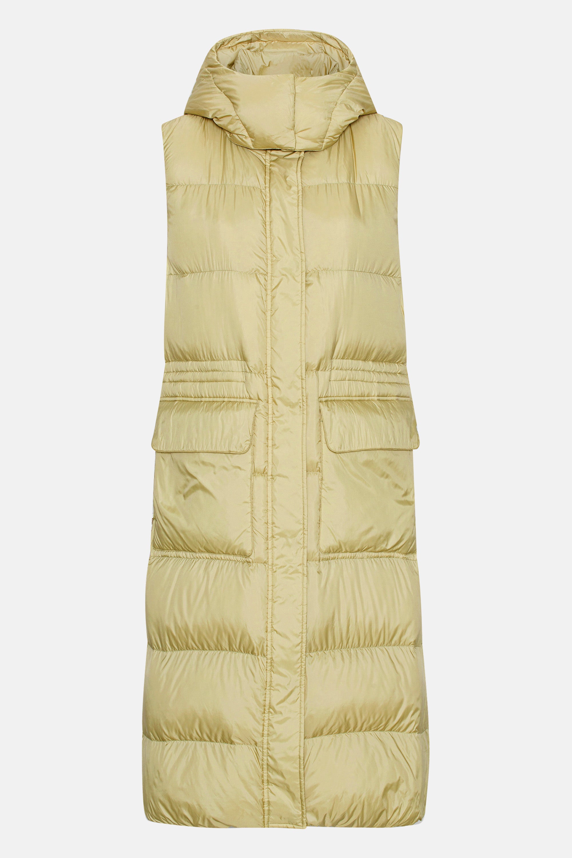 Ilse Jacobsen Hornbæk Outerwear Long Down Vest Puffer vest 459 Olive Grass