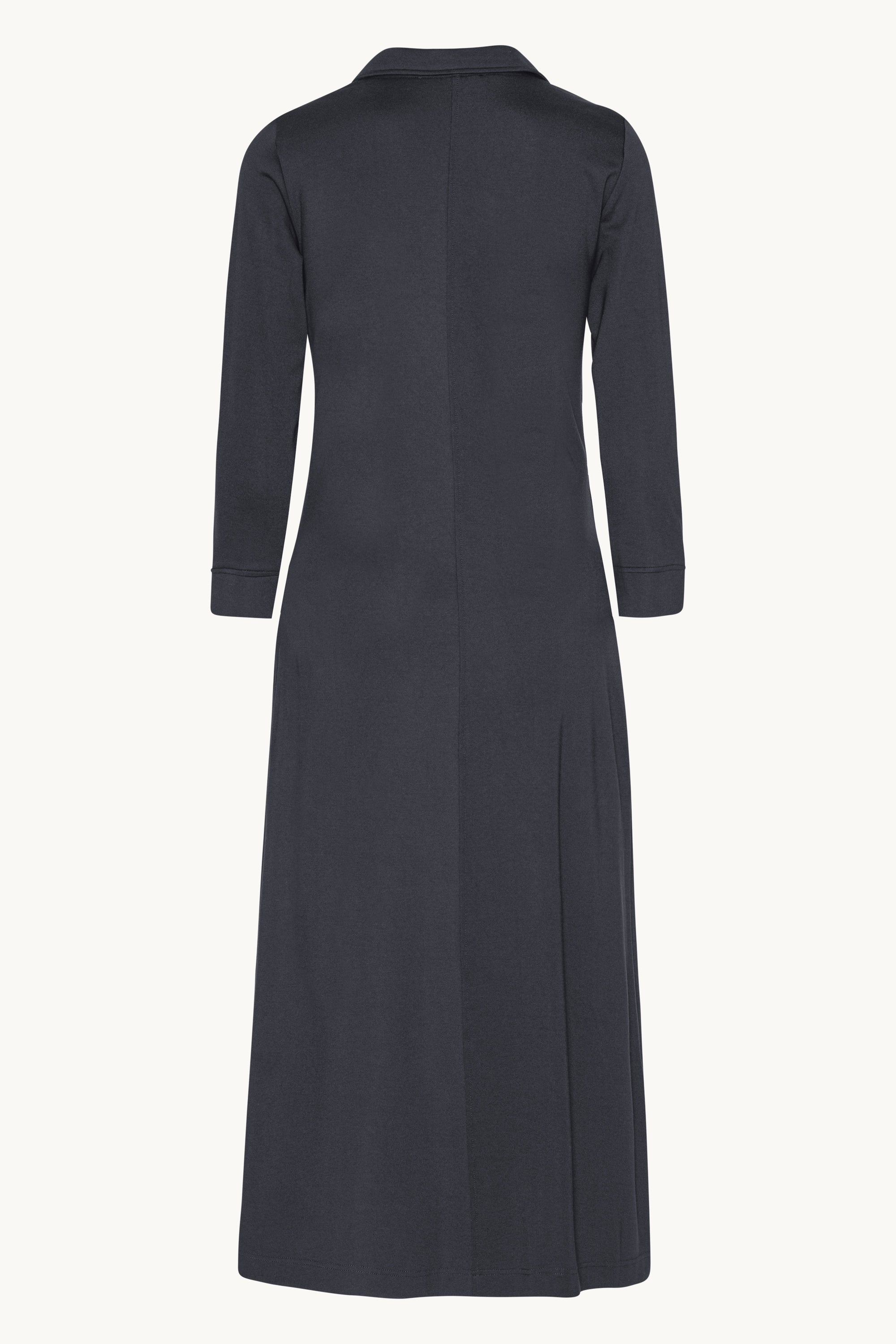 Robe Manches Longues à Plis - Dark Indigo