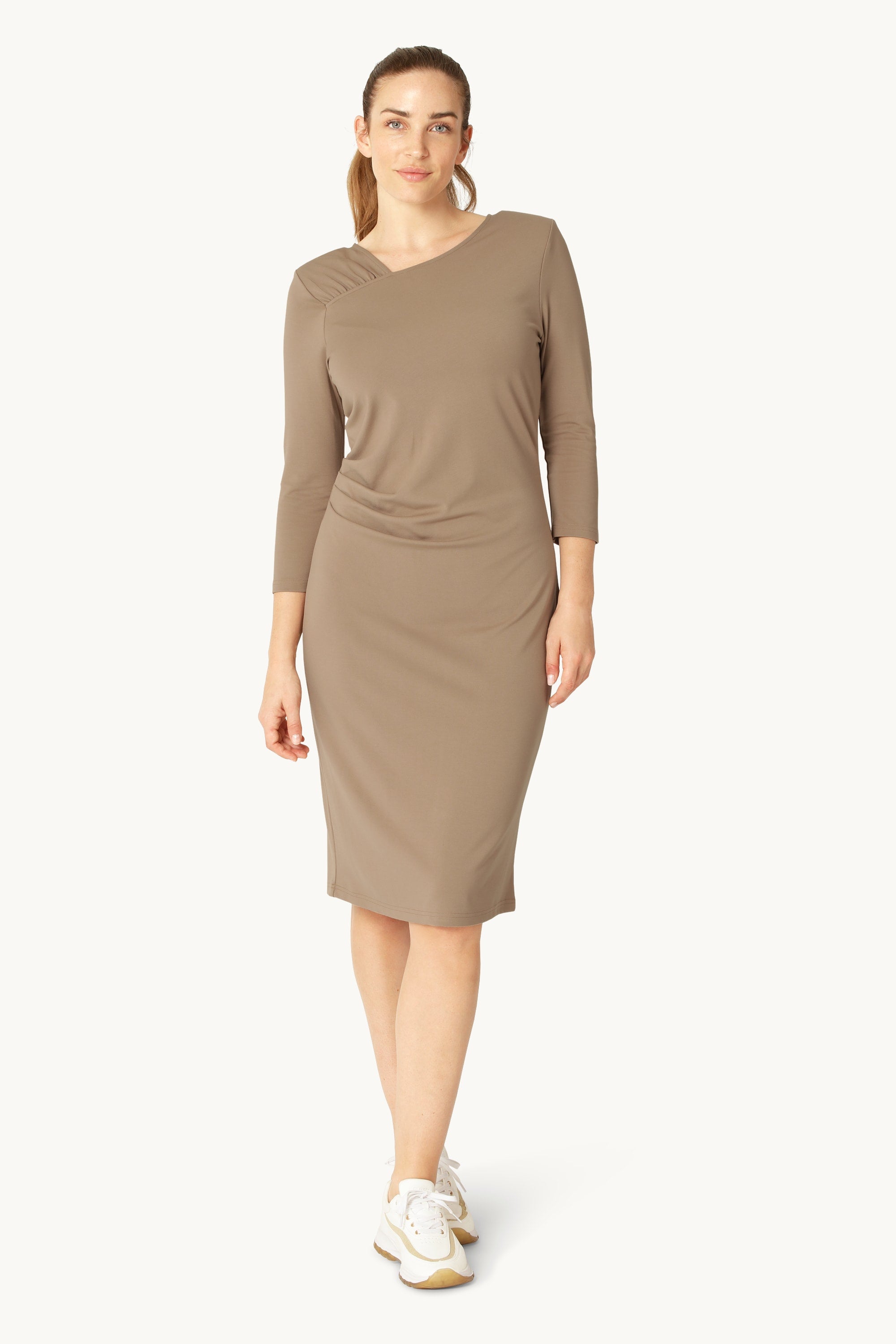 Robe à Plis - Greige