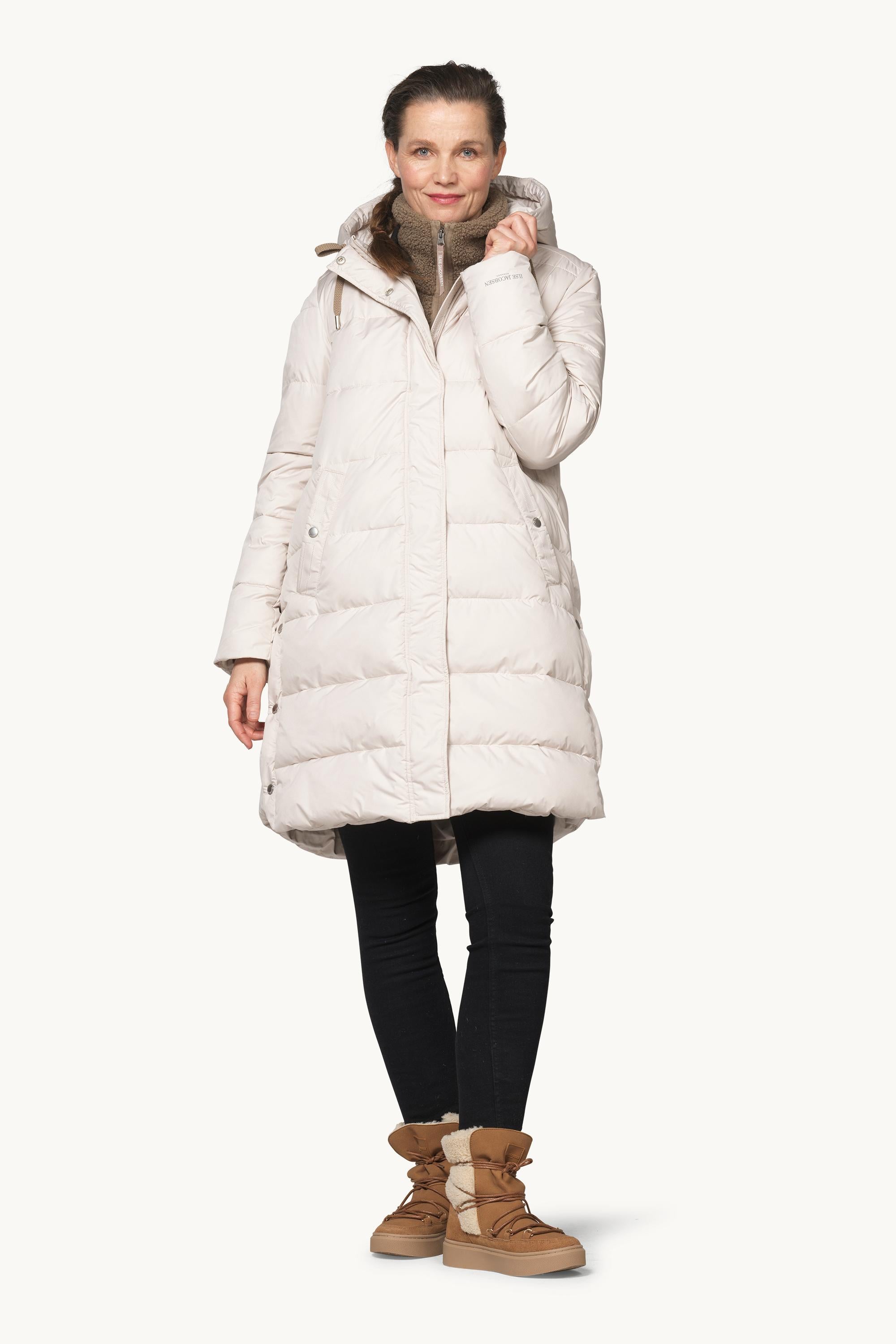 Padded Coat - Silver Grey