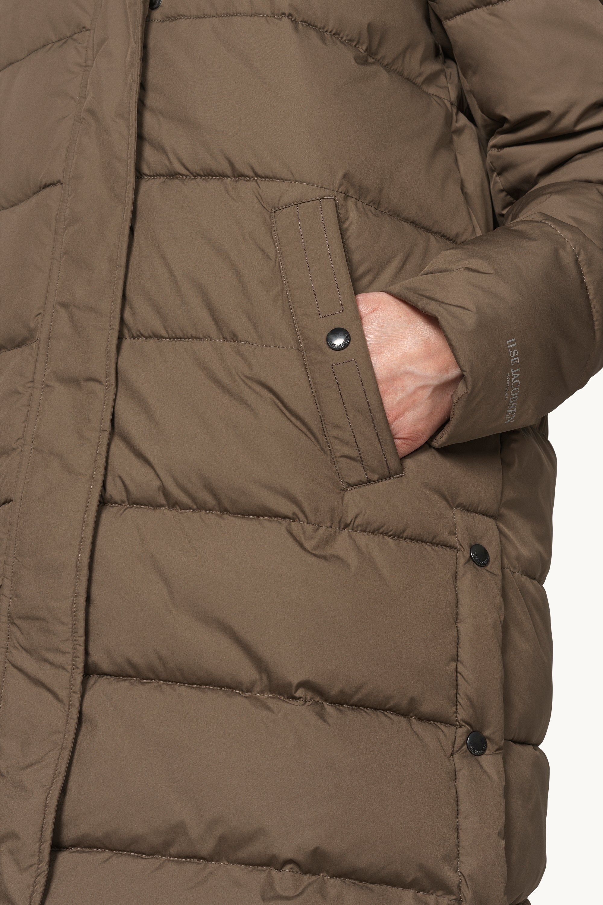 Padded Coat - Mud