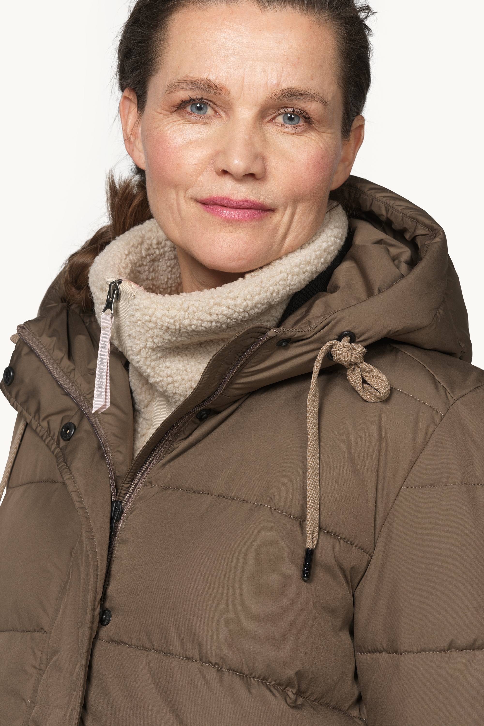 Padded Coat - Mud