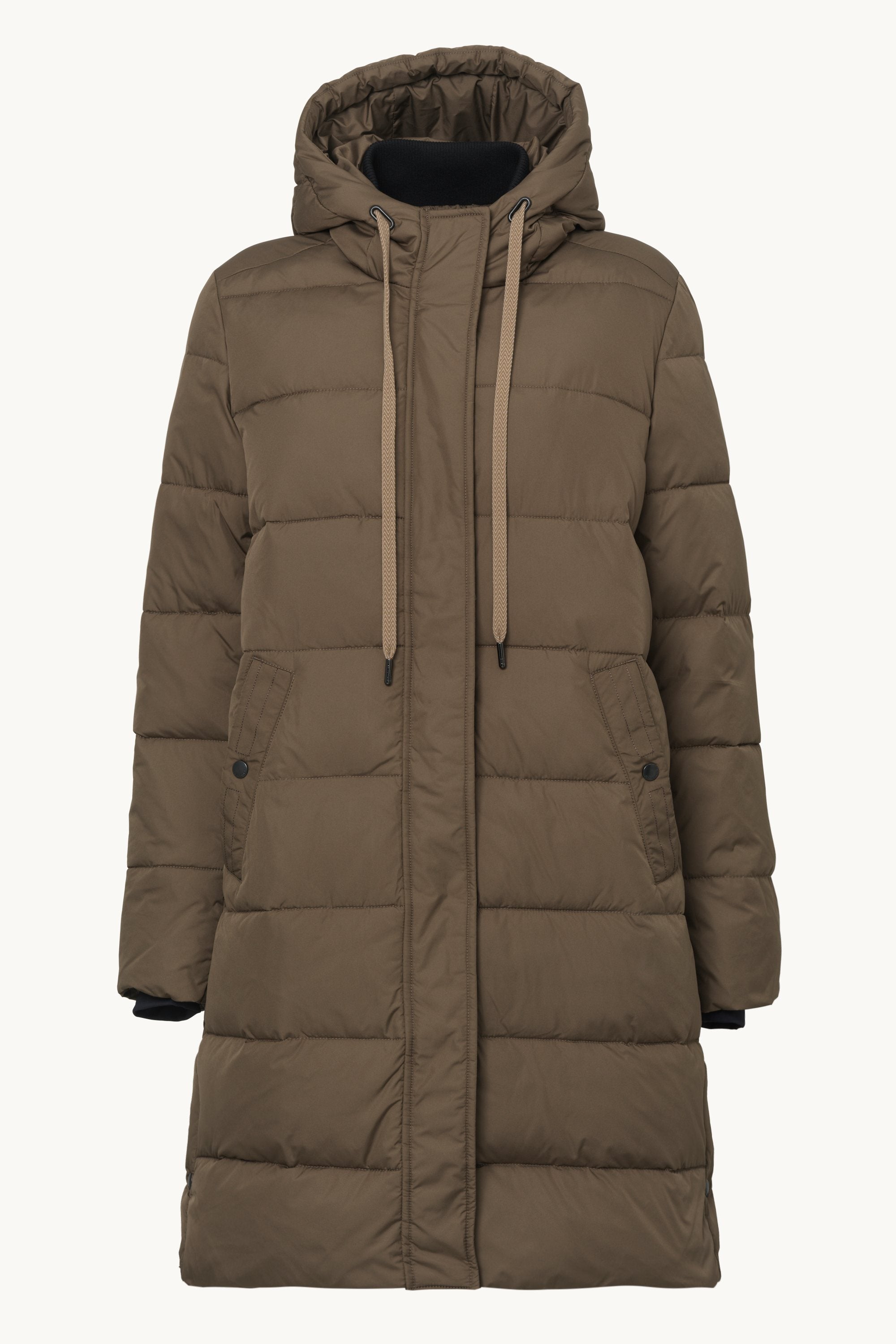 Padded Coat - Mud